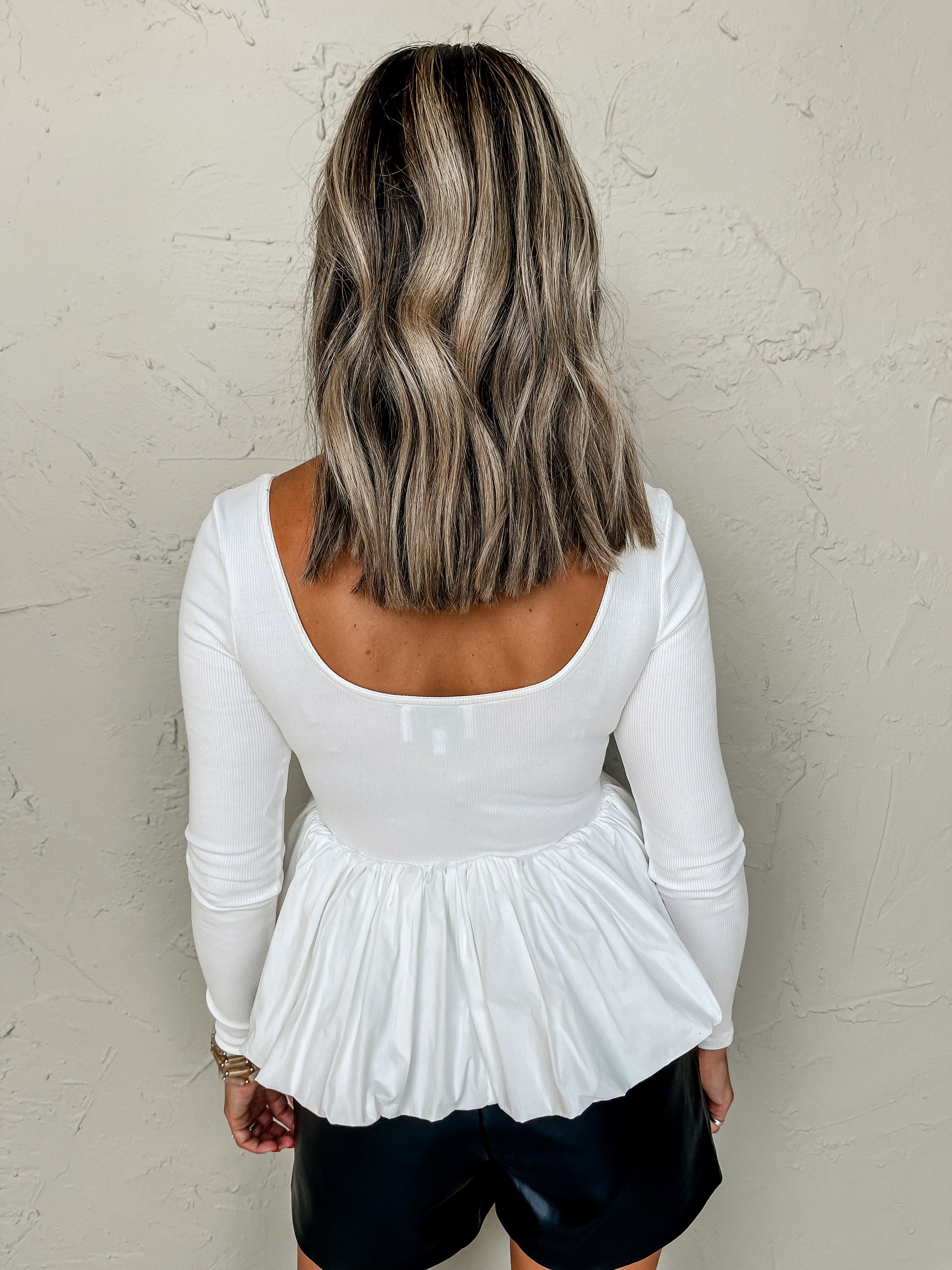 Precious Passion Peplum Top