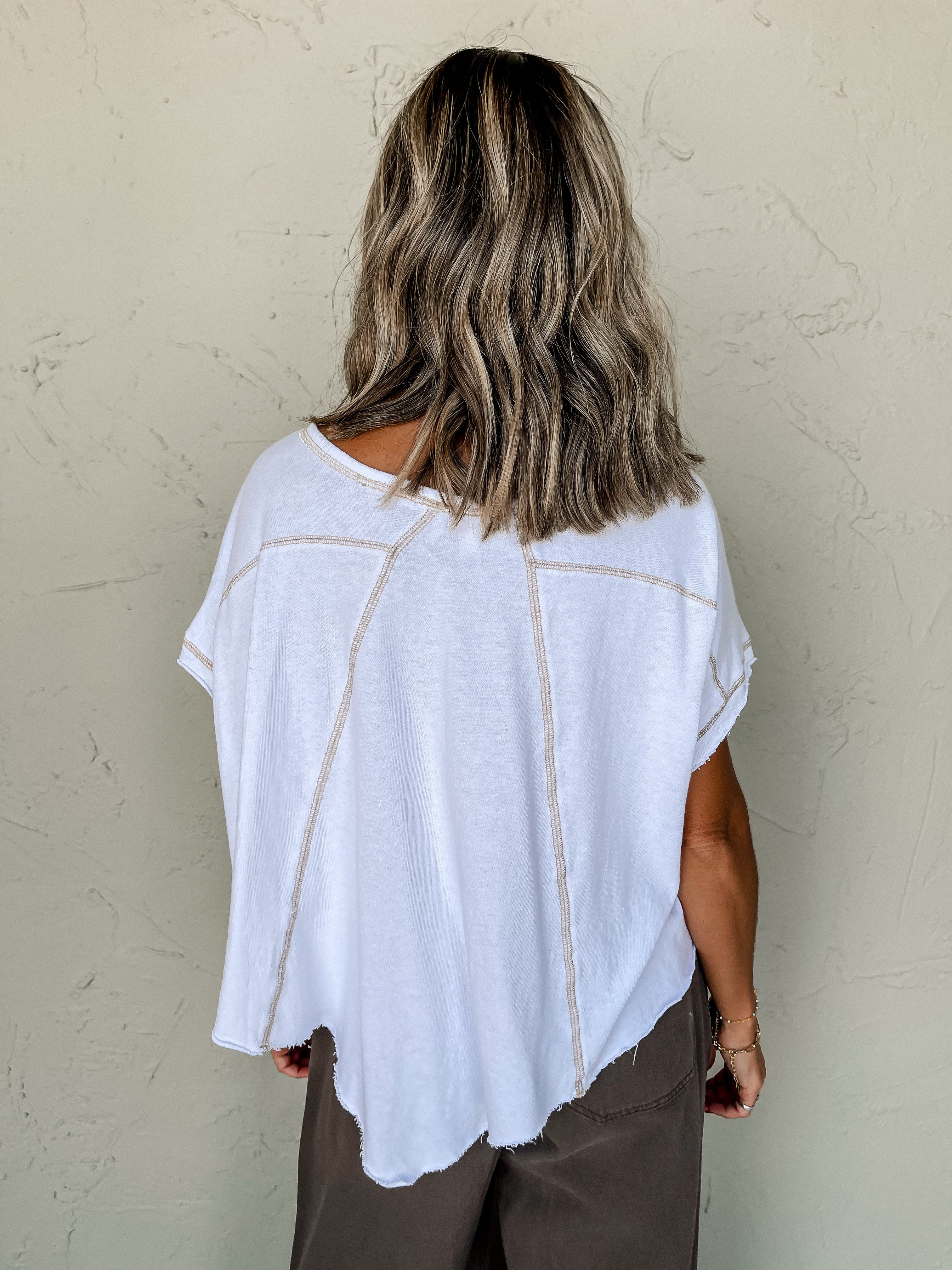 Pretty Simple Mineral Washed Top-Off White