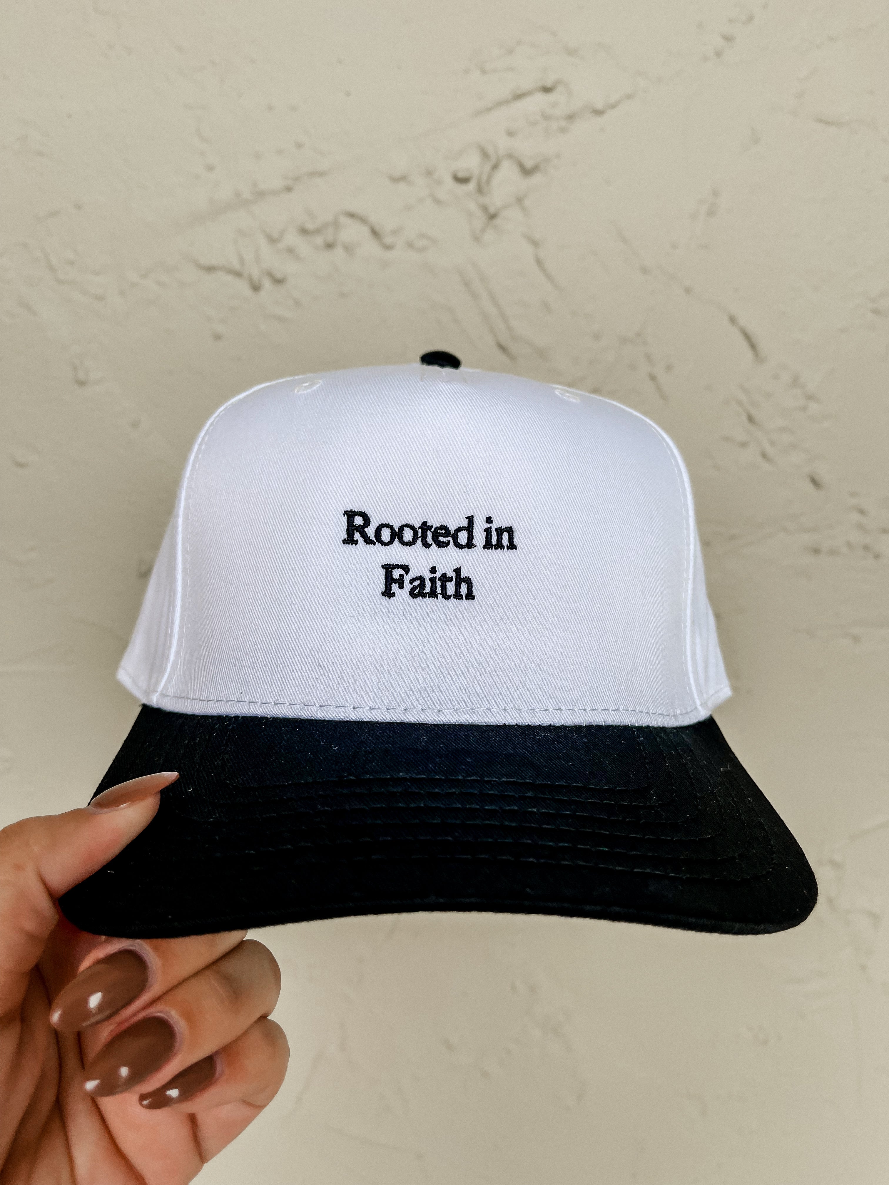 [RG Original] Rooted In Faith Embroidered Hat