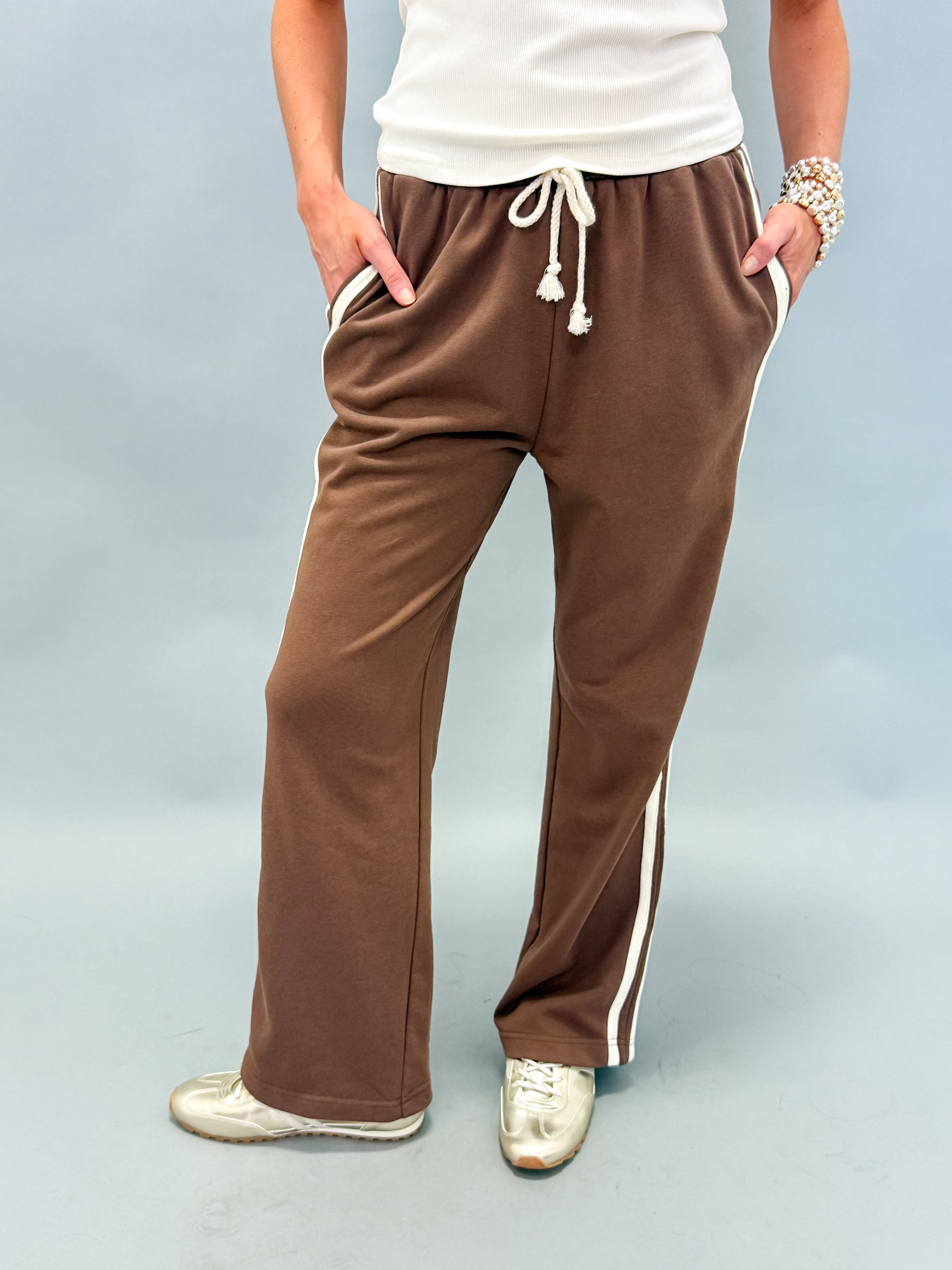 Raelynn Side Stripe Knit Pants