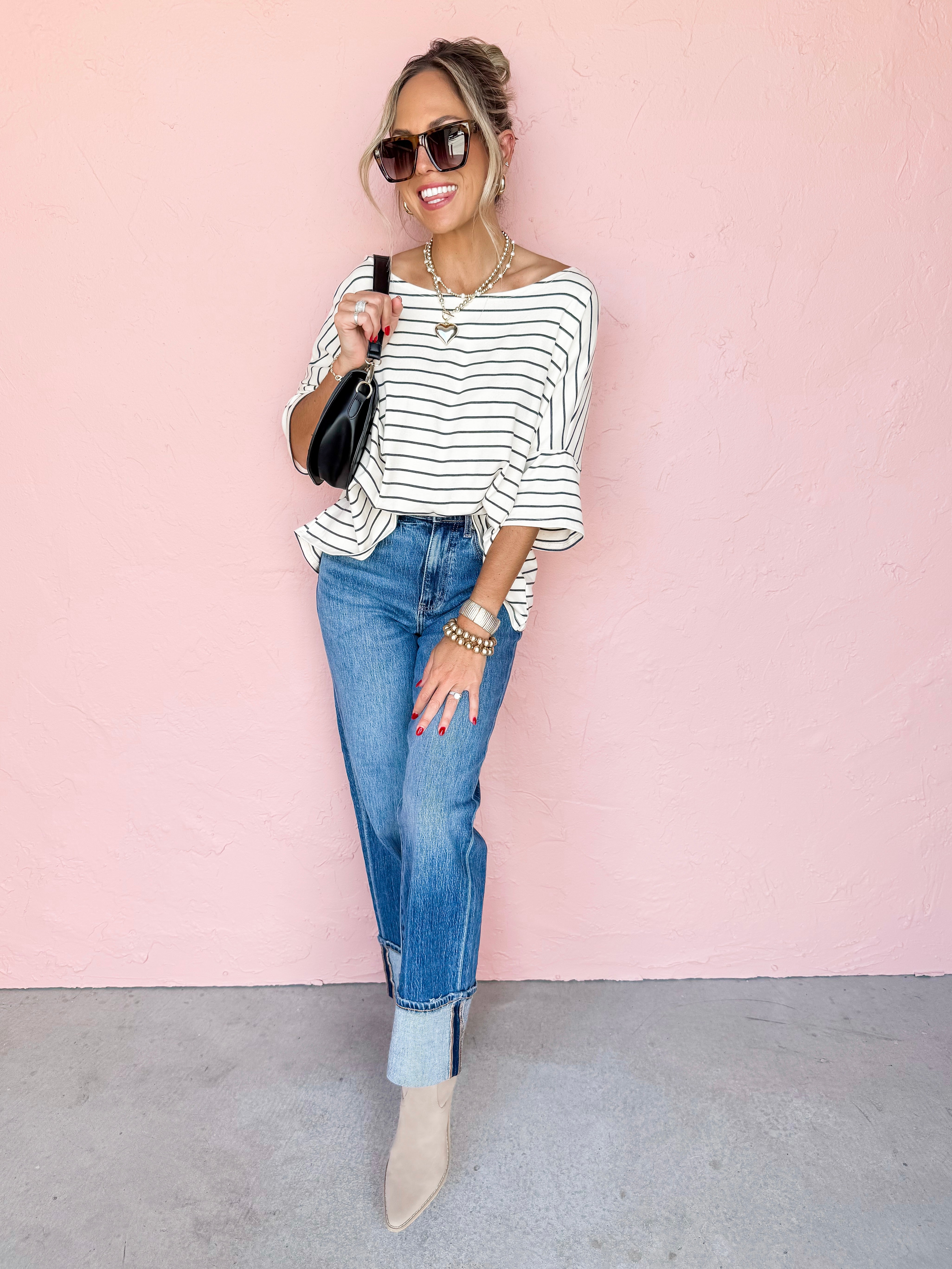 Read All About It Striped Top