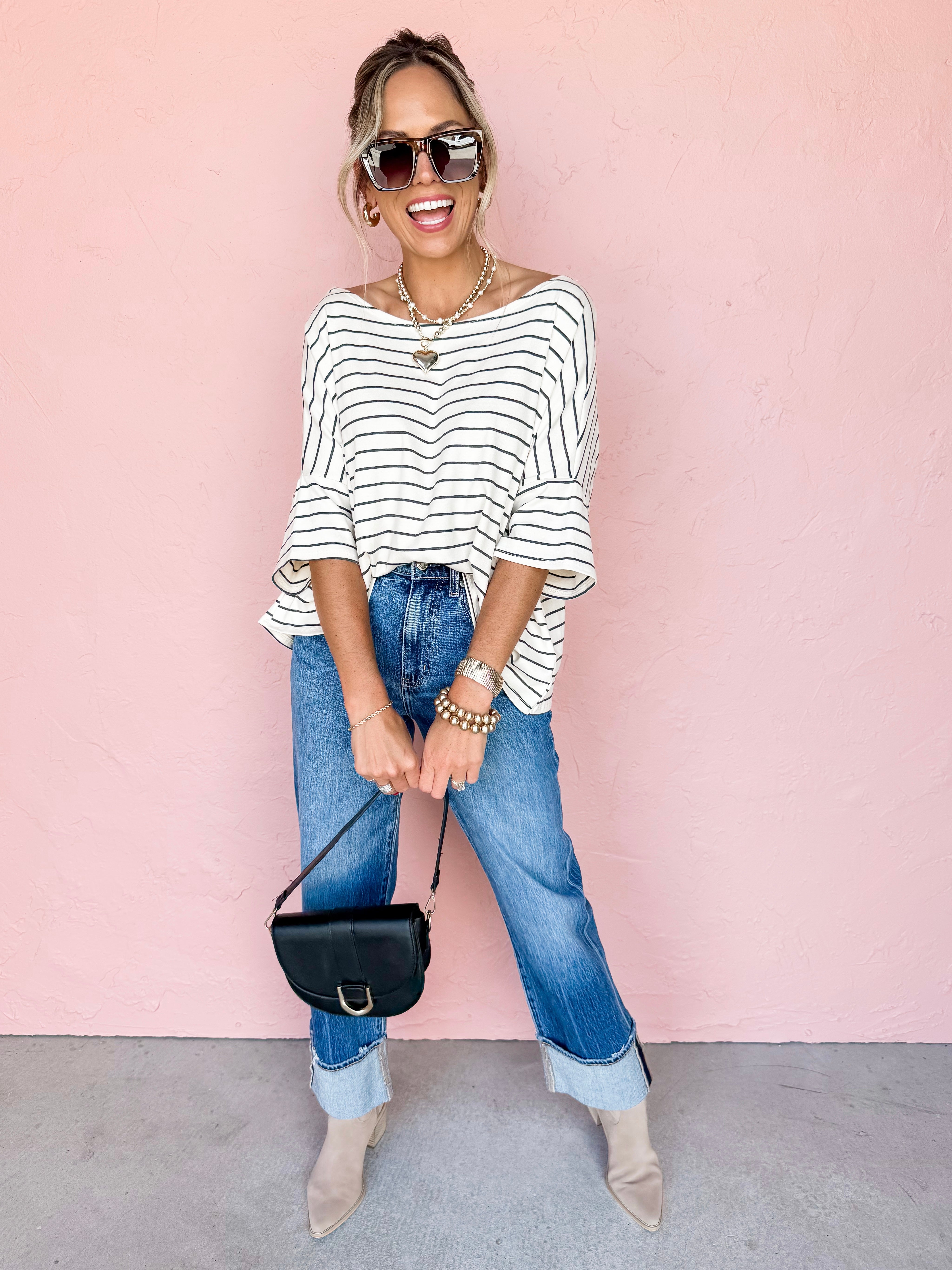 Read All About It Striped Top