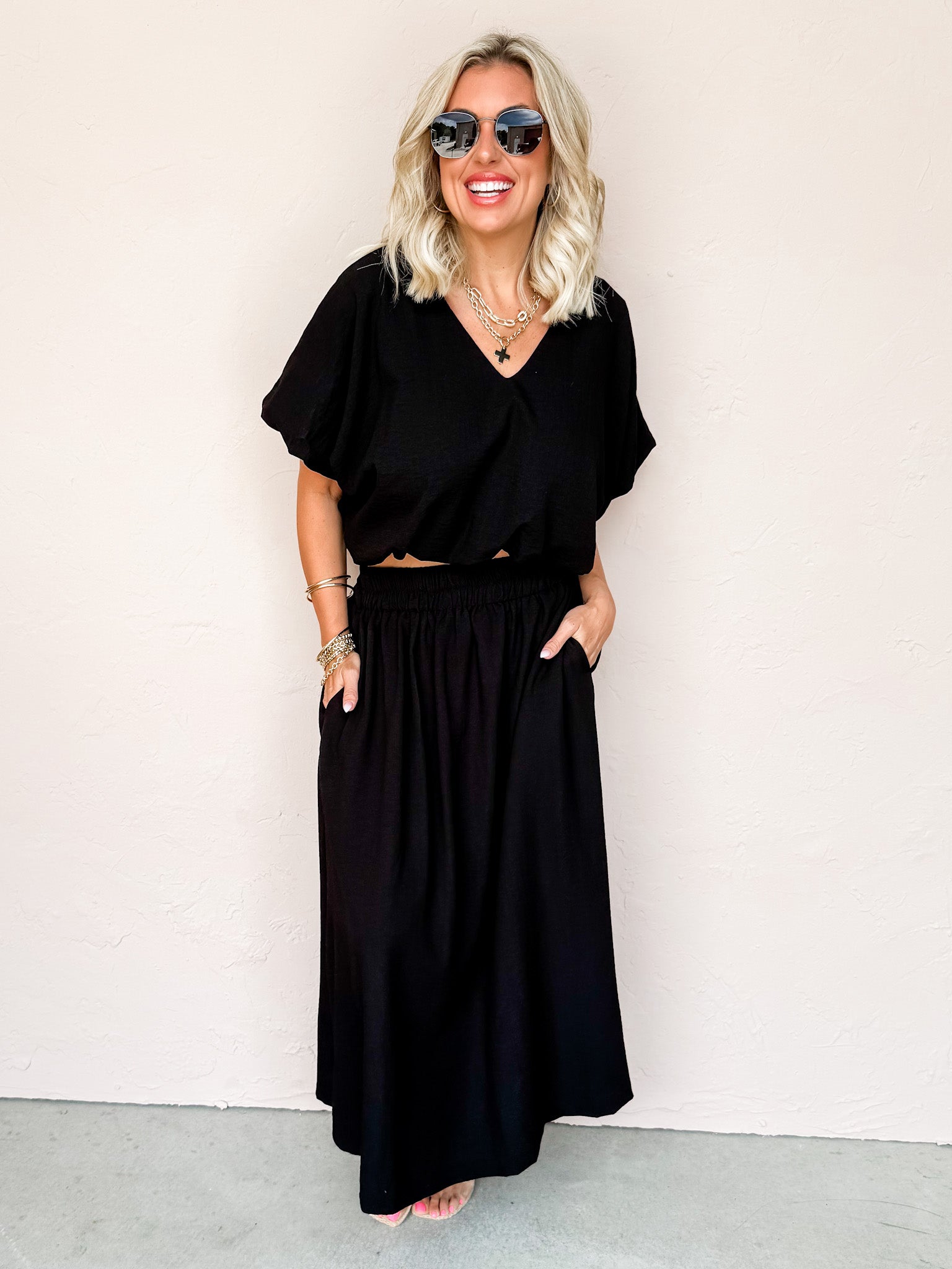 Relatable Fate Bubble Hem Top