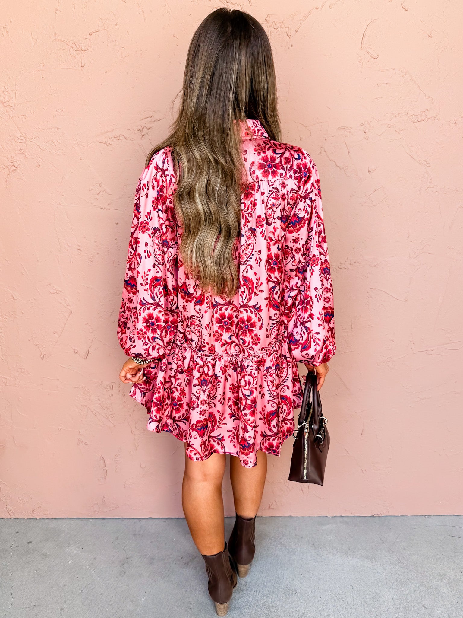 Removing Obstacles Printed Mini Dress