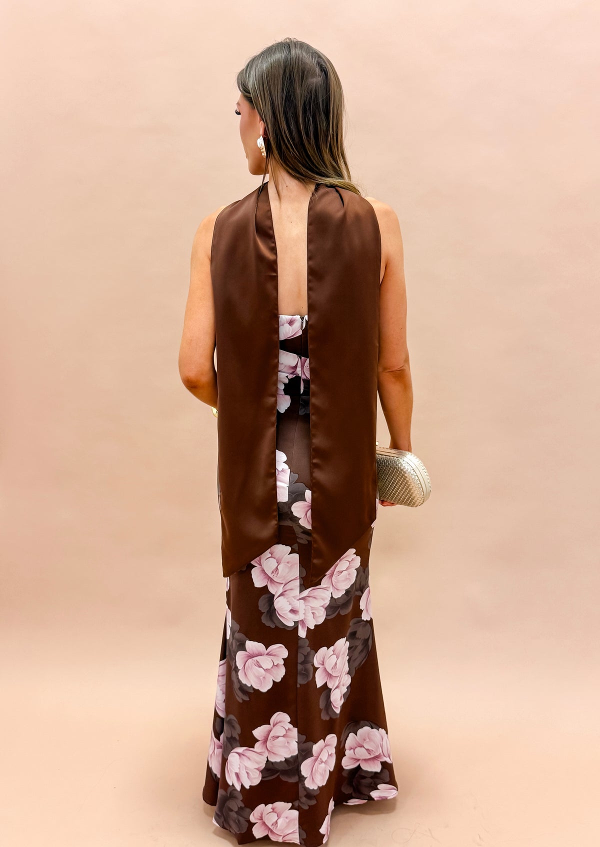 Reya Strapless Floral Maxi Dress