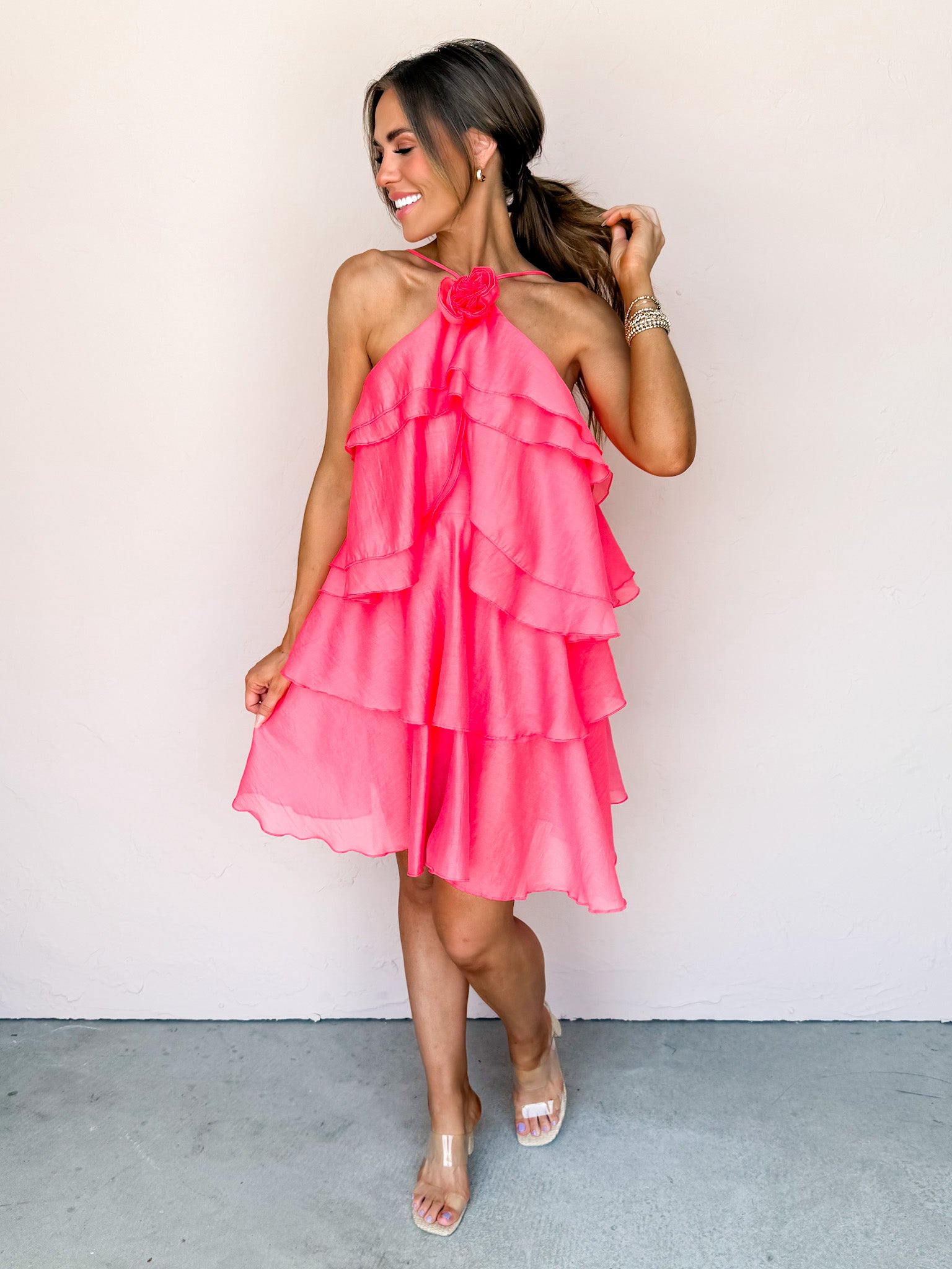 Rhythm In Ruffles Tiered Mini Dress