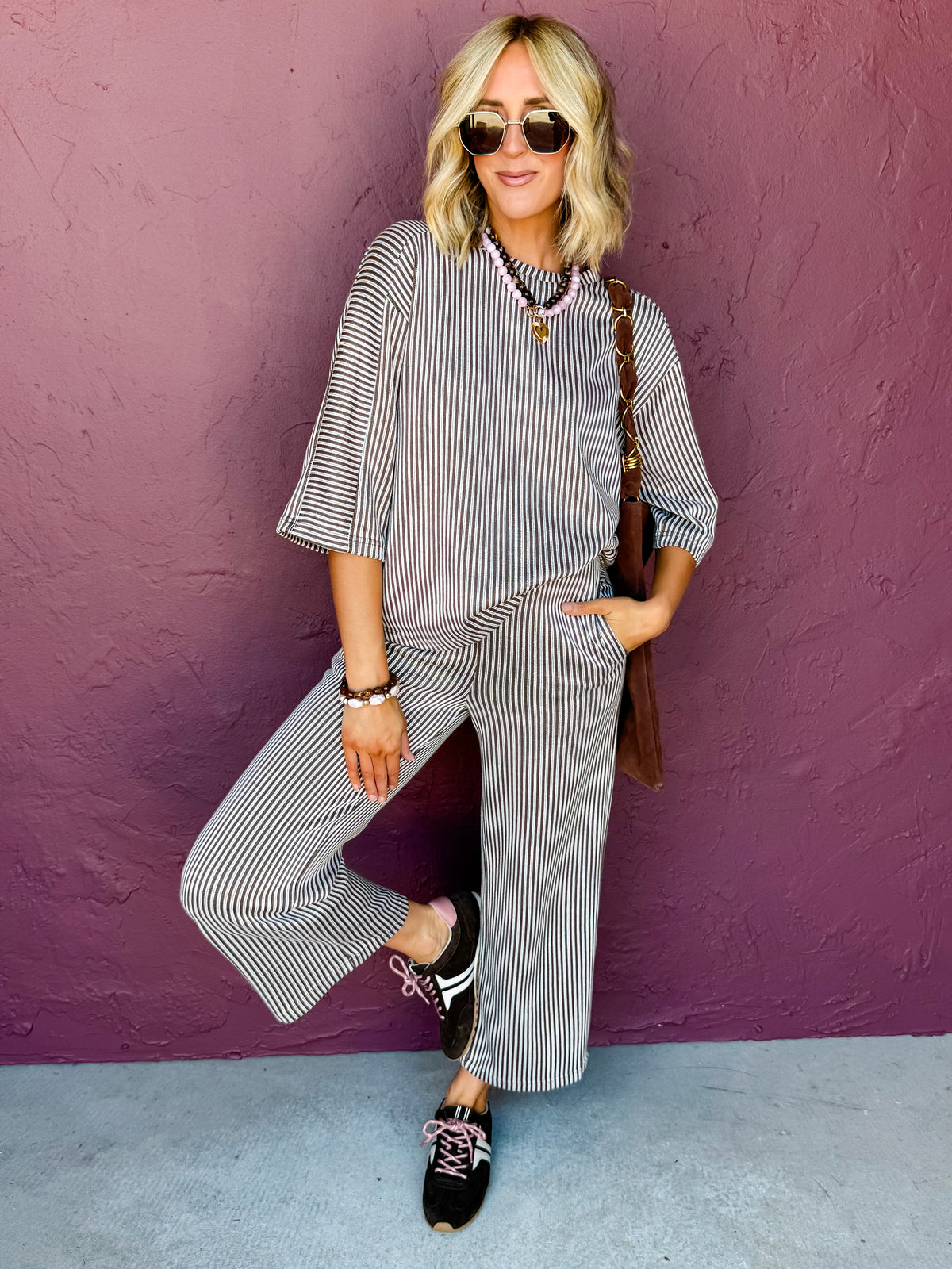 Roman Textured Stripe Set
