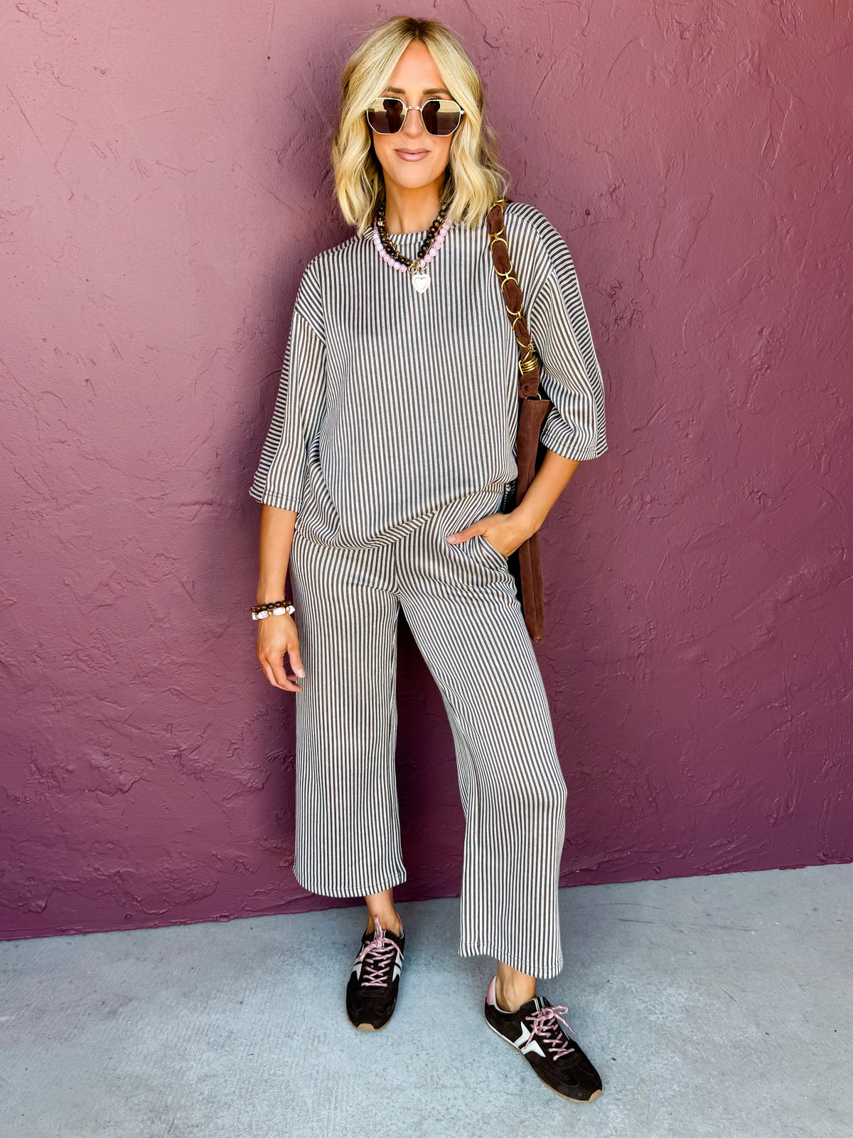 Roman Textured Stripe Set