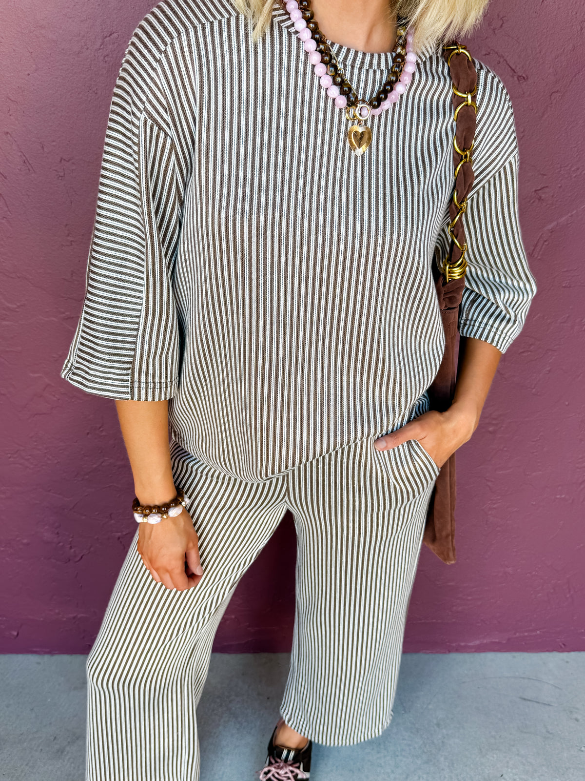 Roman Textured Stripe Set