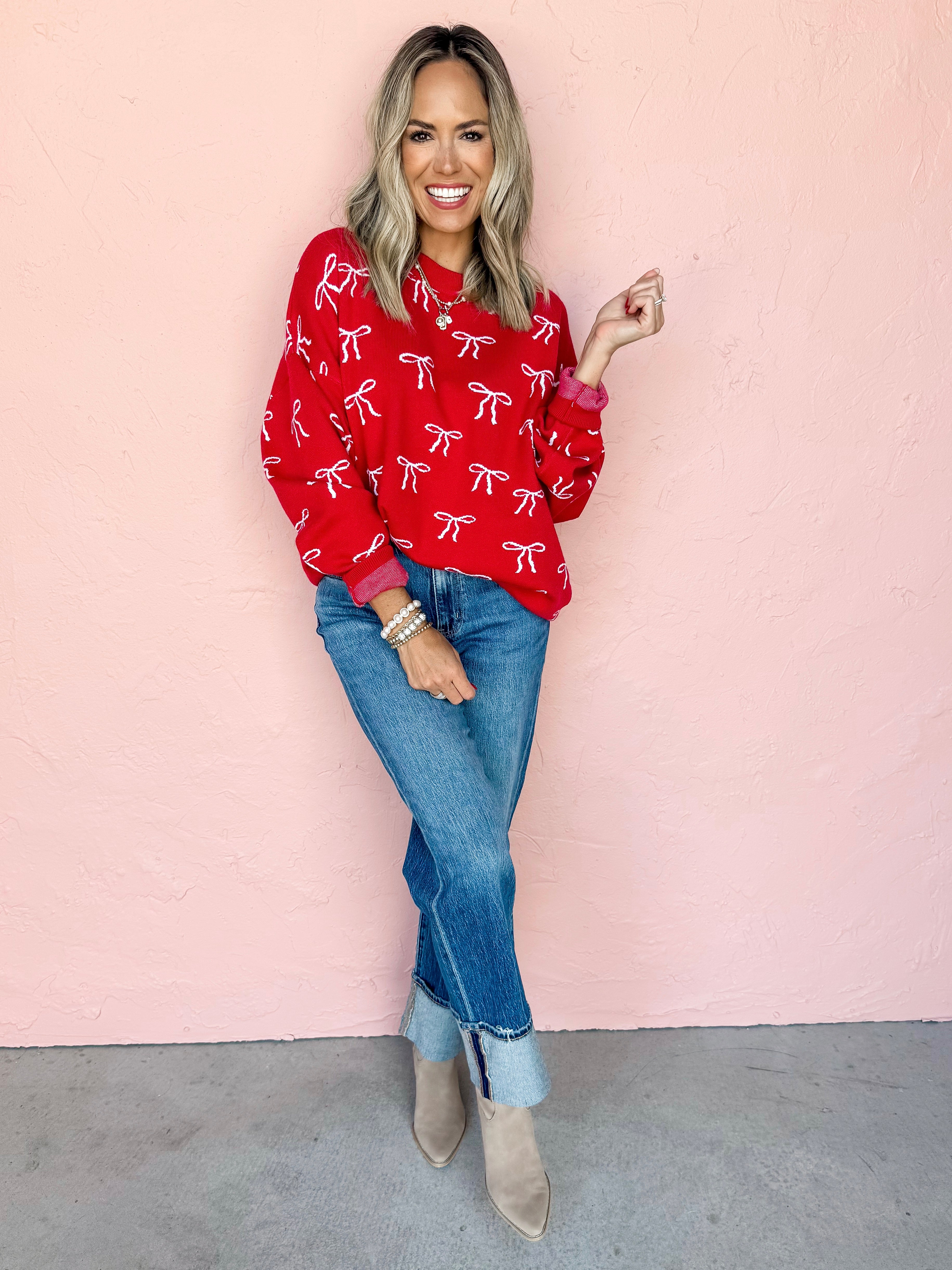 Savor The Season Bow Sweater