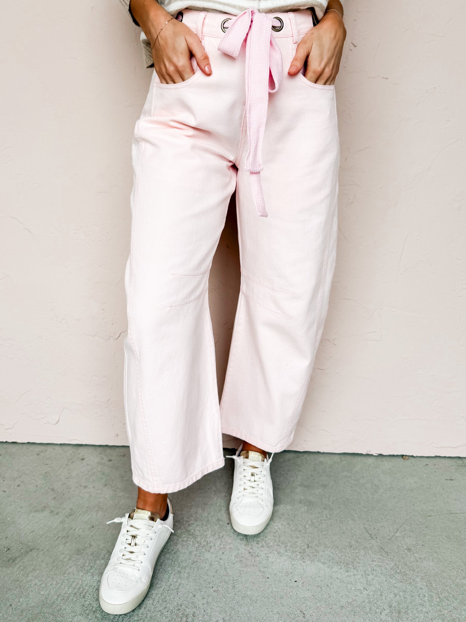 Sayler Eyelet Barrel Jean