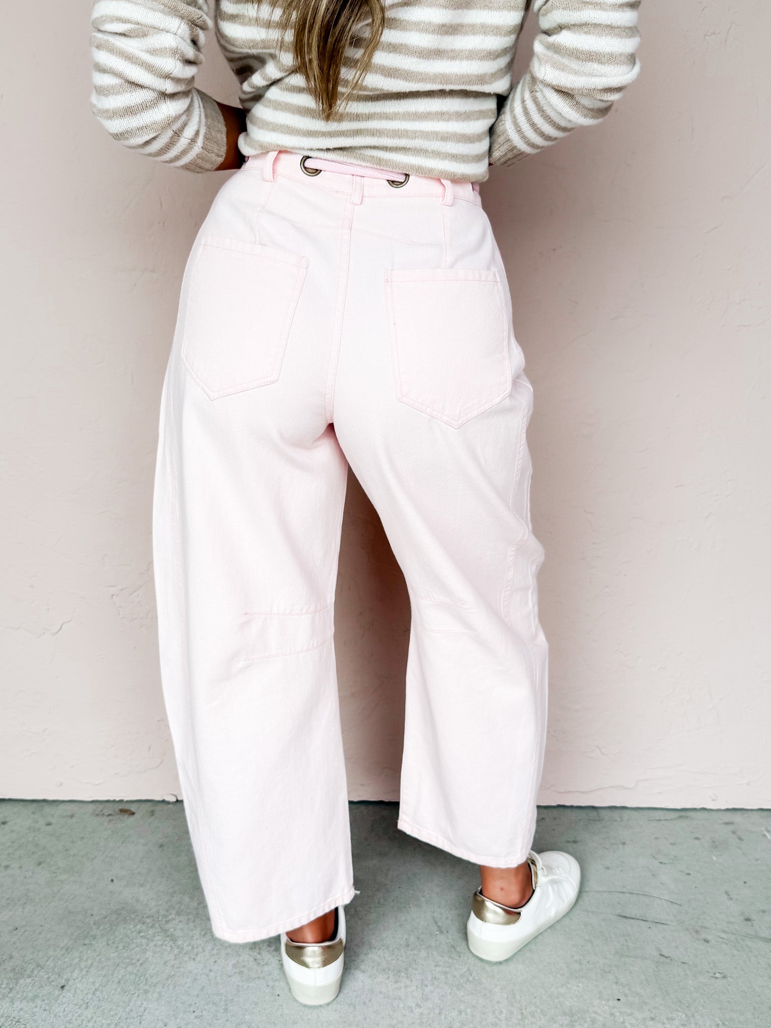 Sayler Eyelet Barrel Jean