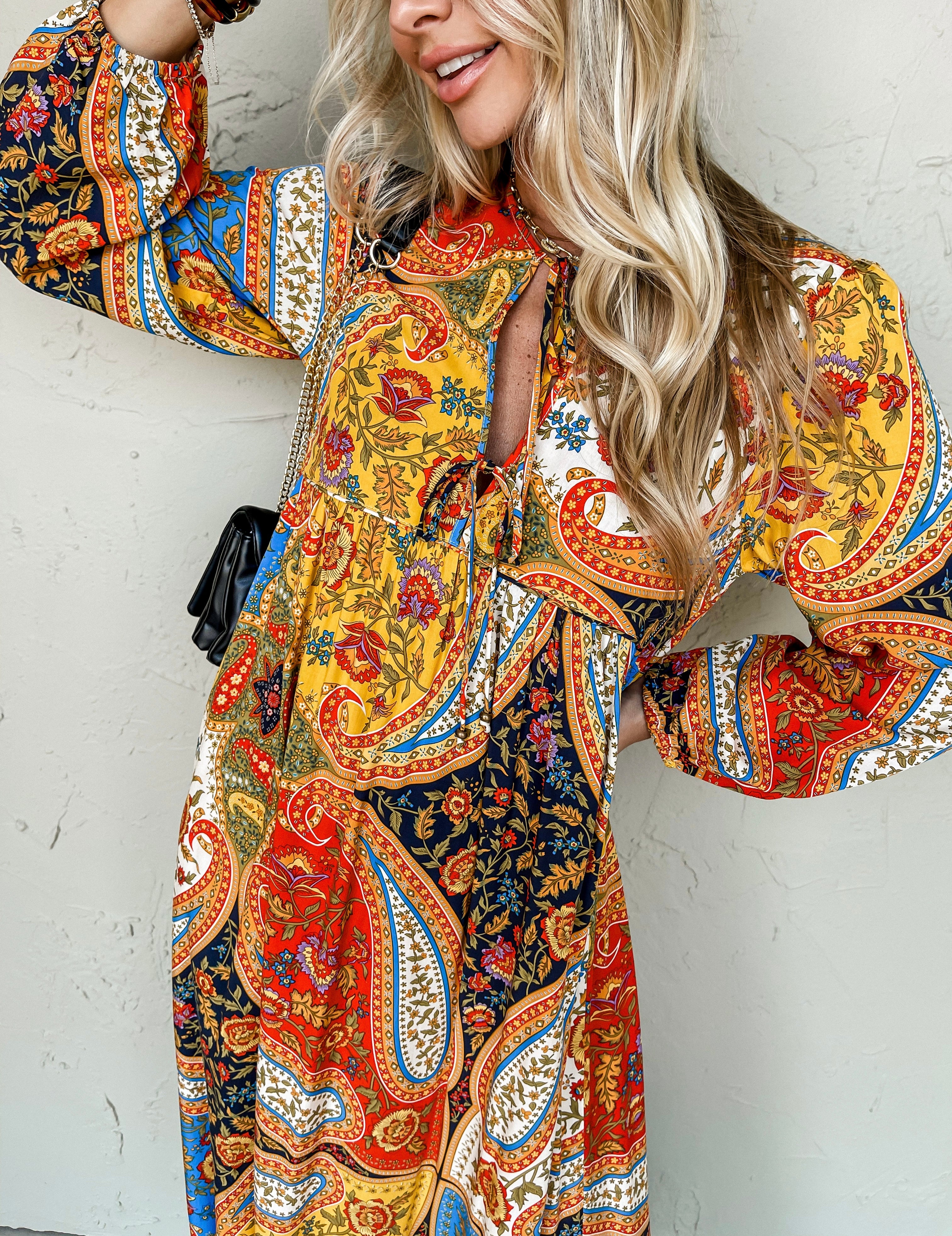 Scattered Dreams Paisley Dress