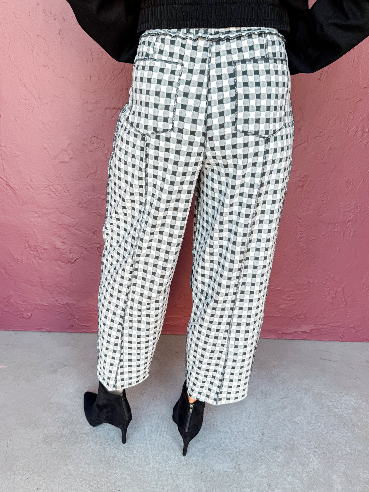 Scout Soft Barrel Utility Knit Pants-Black