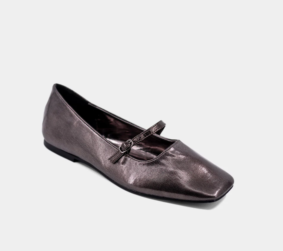 [ShuShop] Adele Ballet Flats-Pewter