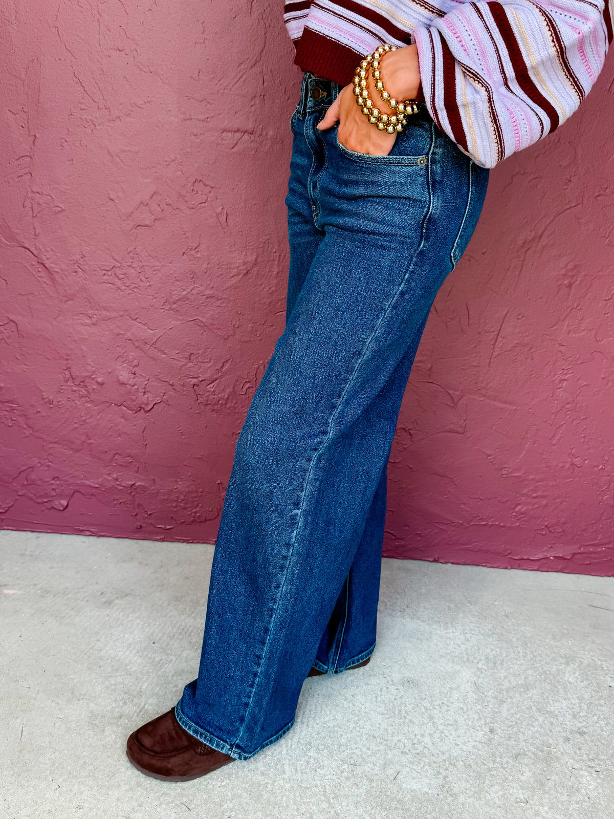 Sedona Straight Dark Denim Jeans