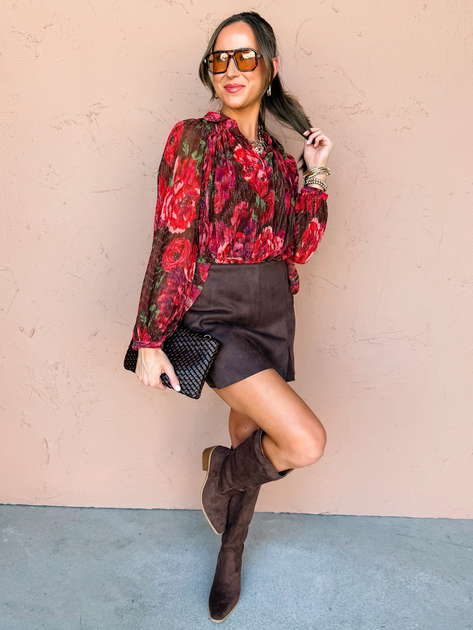 Seems Like It Button Front Top