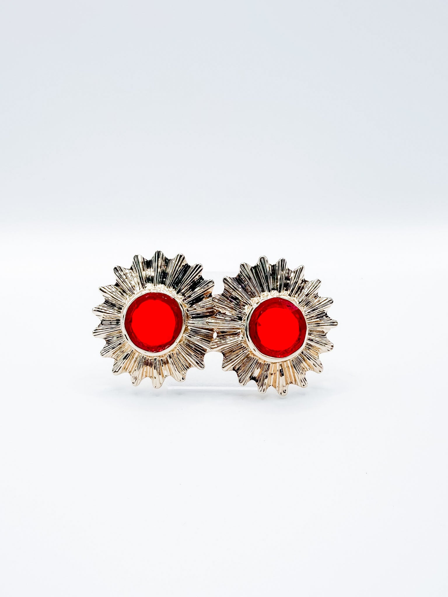 Serena Gold Gemstone Earrings