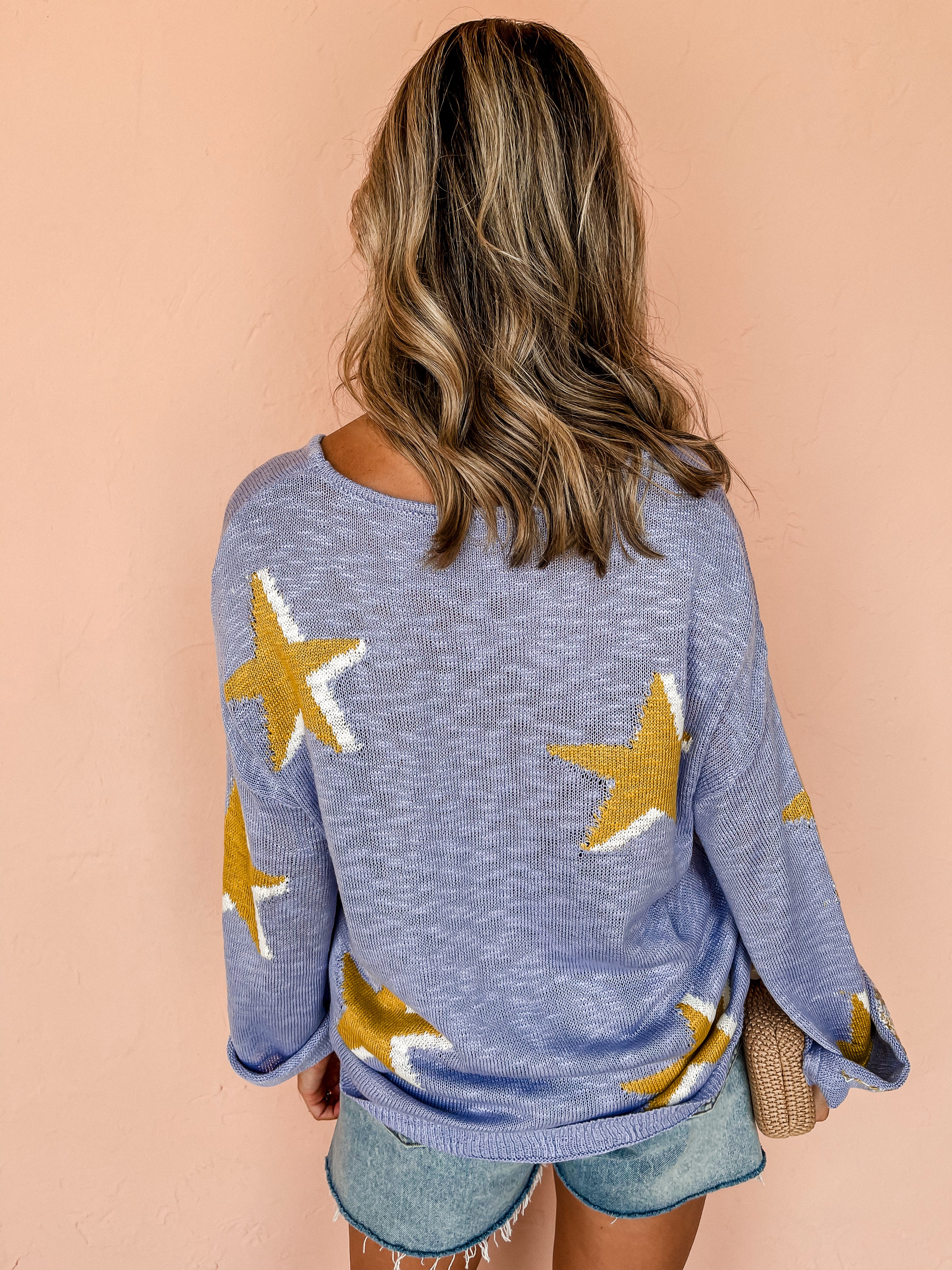 She's A Star Knit Top
