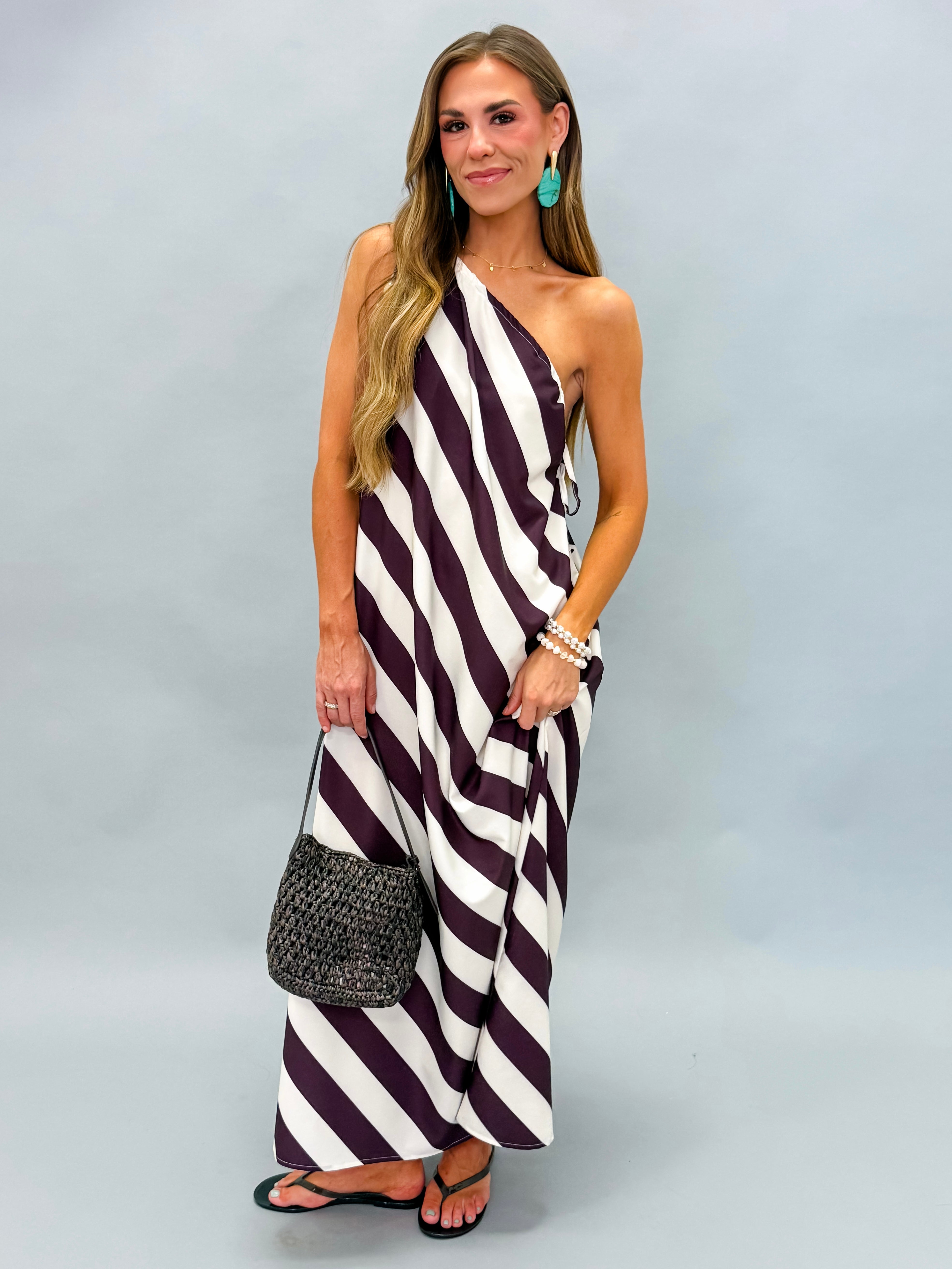 Shea Striped Maxi Dress
