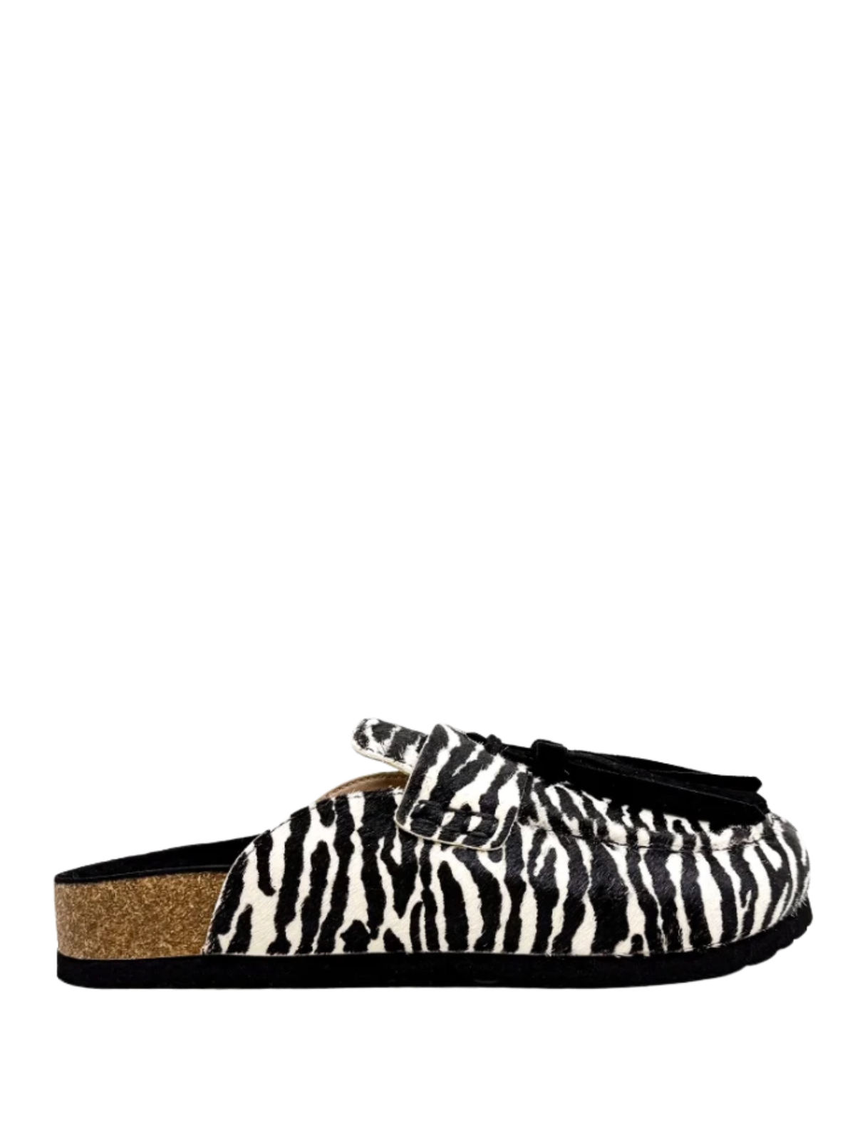 [Shu Shop] Ariana Zebra Hair Mule