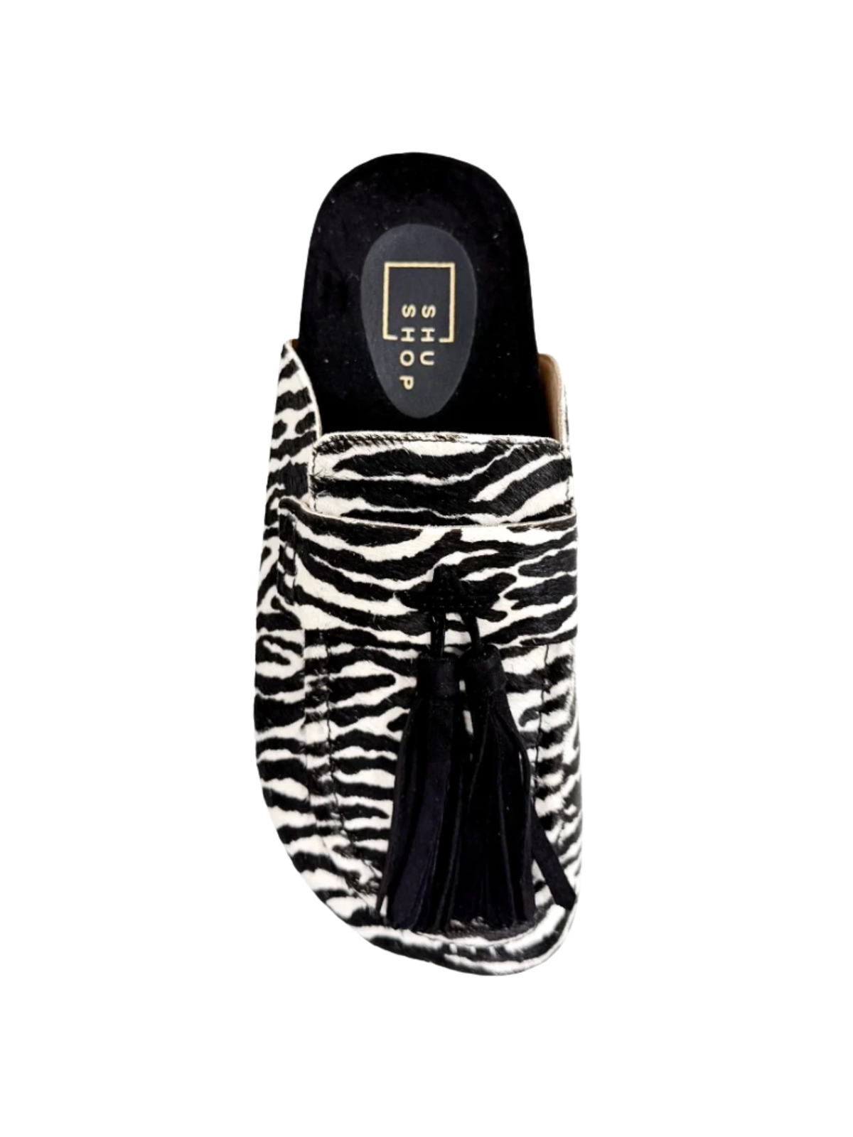[Shu Shop] Ariana Zebra Hair Mule