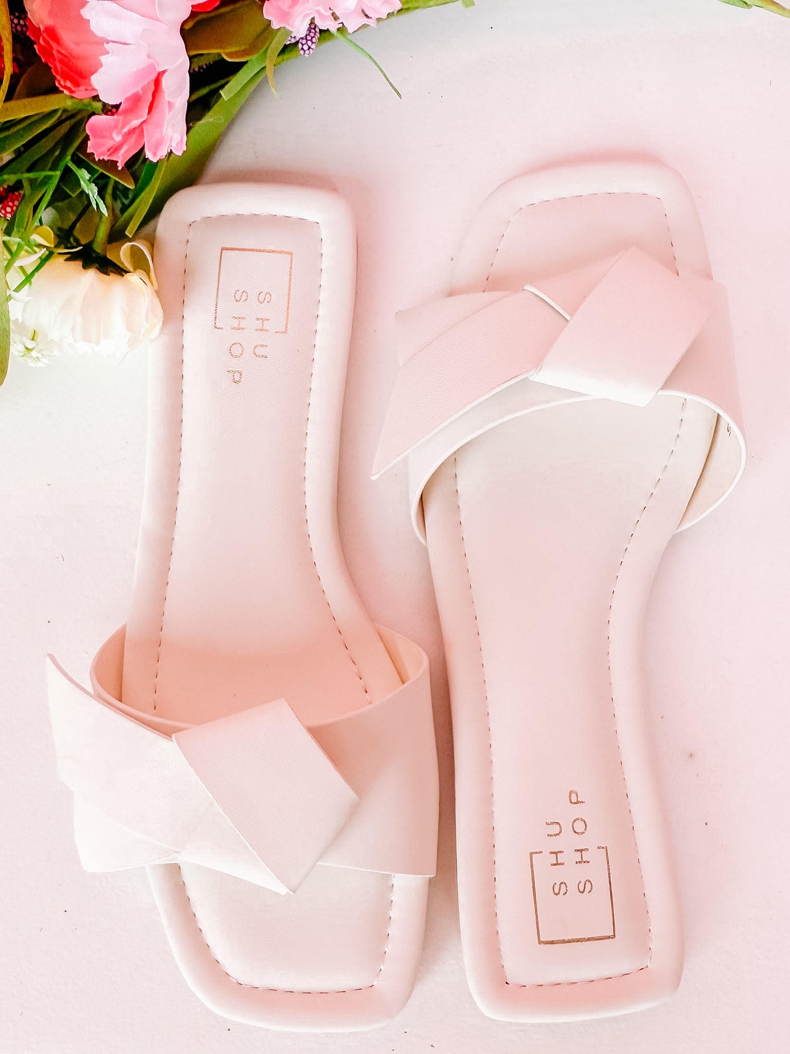 [ShuShop] Diana Bow Sandal-White