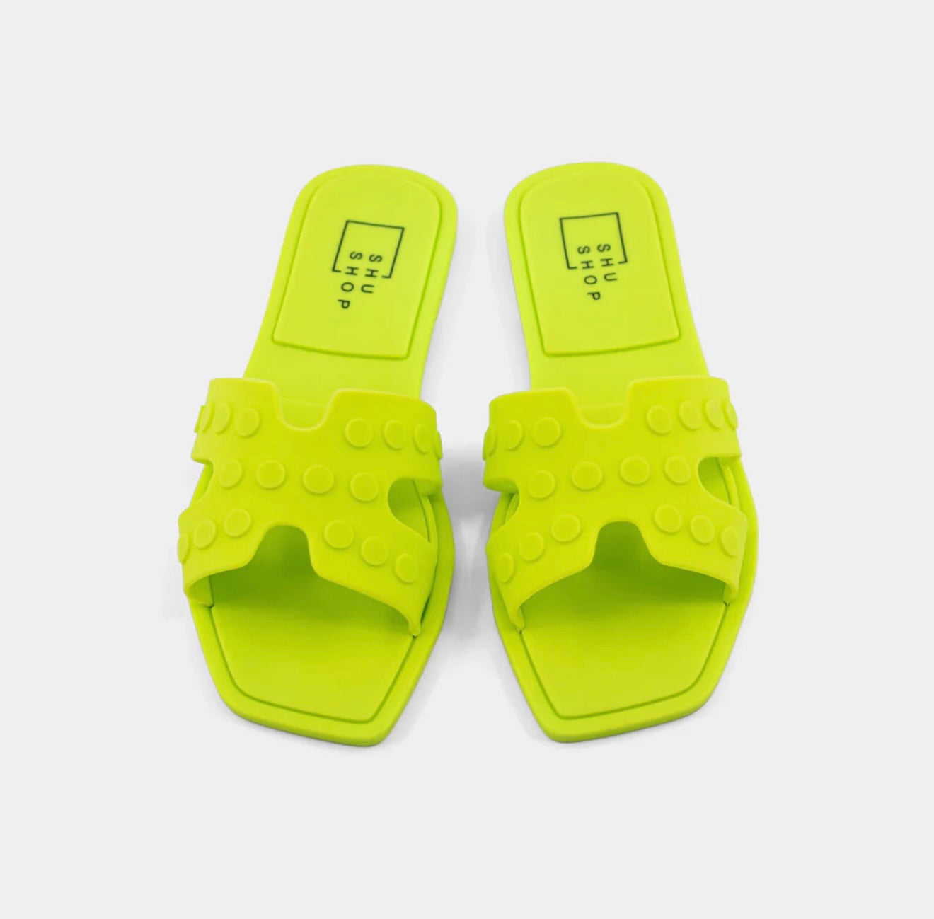 [ShuShop] Donna Slide Sandal-Lime