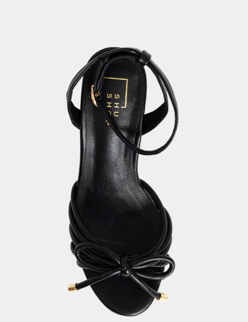 [ShuShop] Edith Platform Block Heels-Black