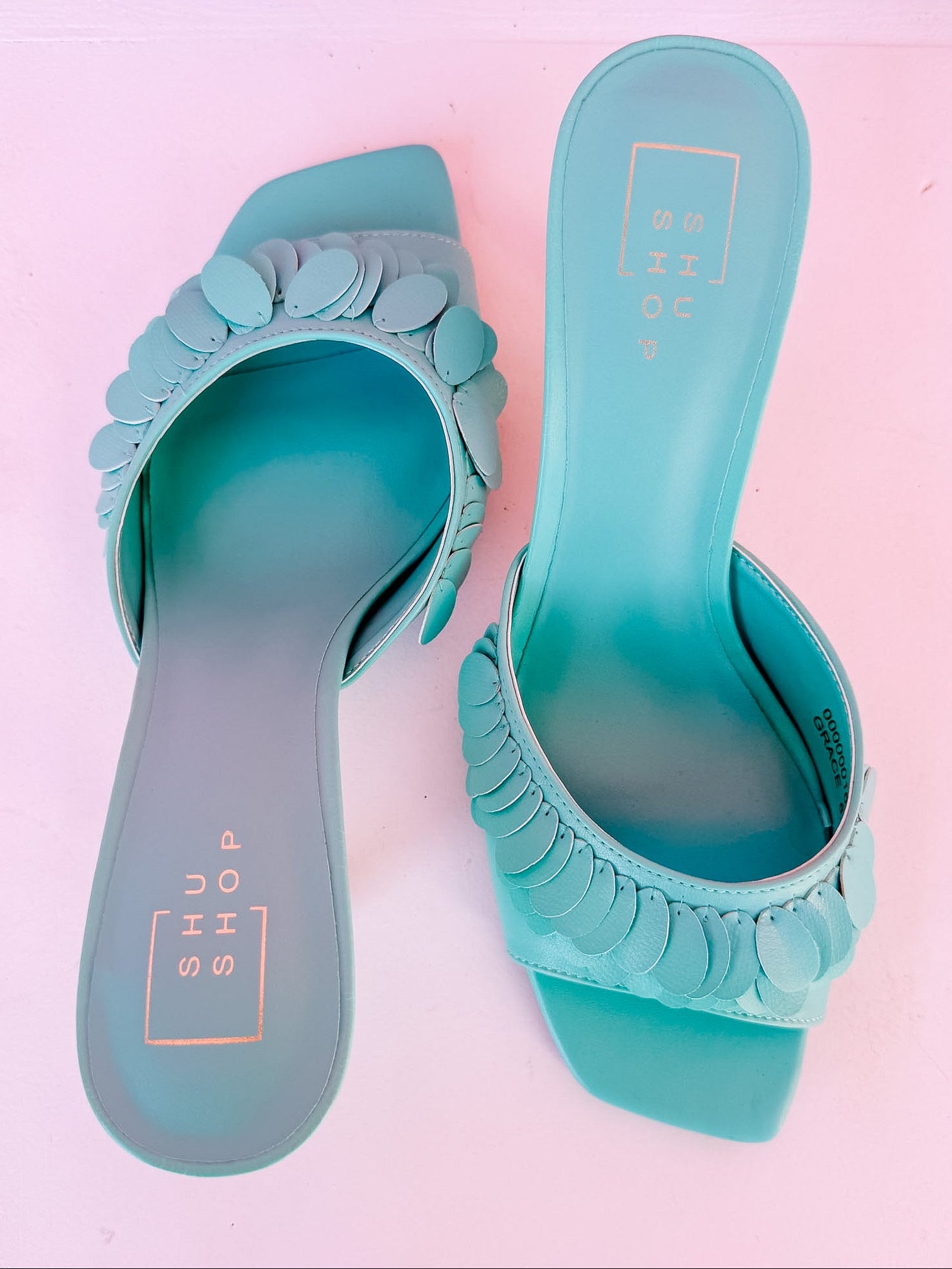[ShuShop] Grace Heel-Aqua