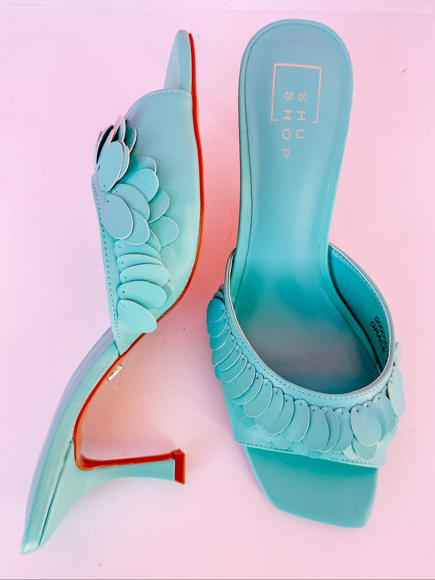[ShuShop] Grace Heel-Aqua