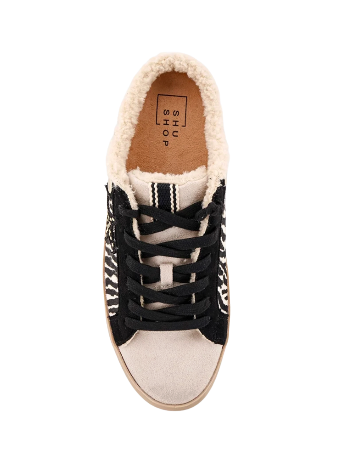 [Shu Shop] Pippa Zebra Hair Mule Sneaker