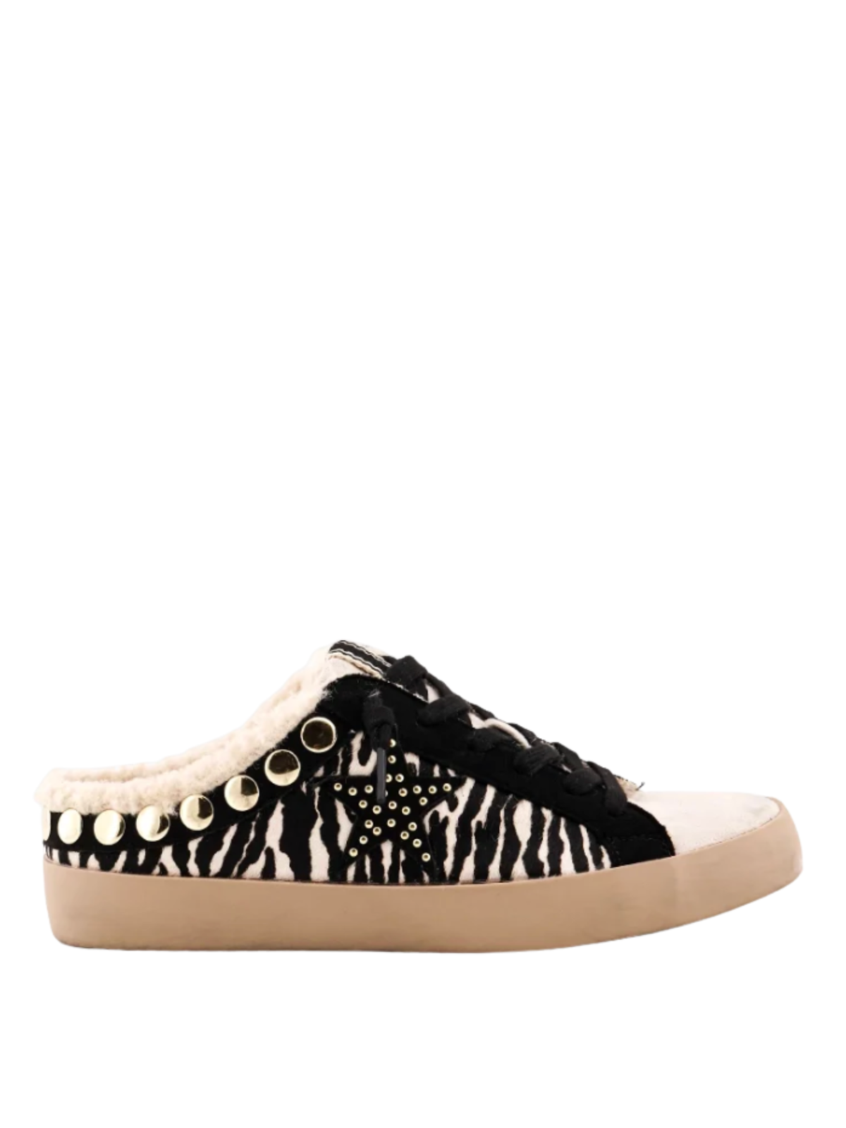 [Shu Shop] Pippa Zebra Hair Mule Sneaker