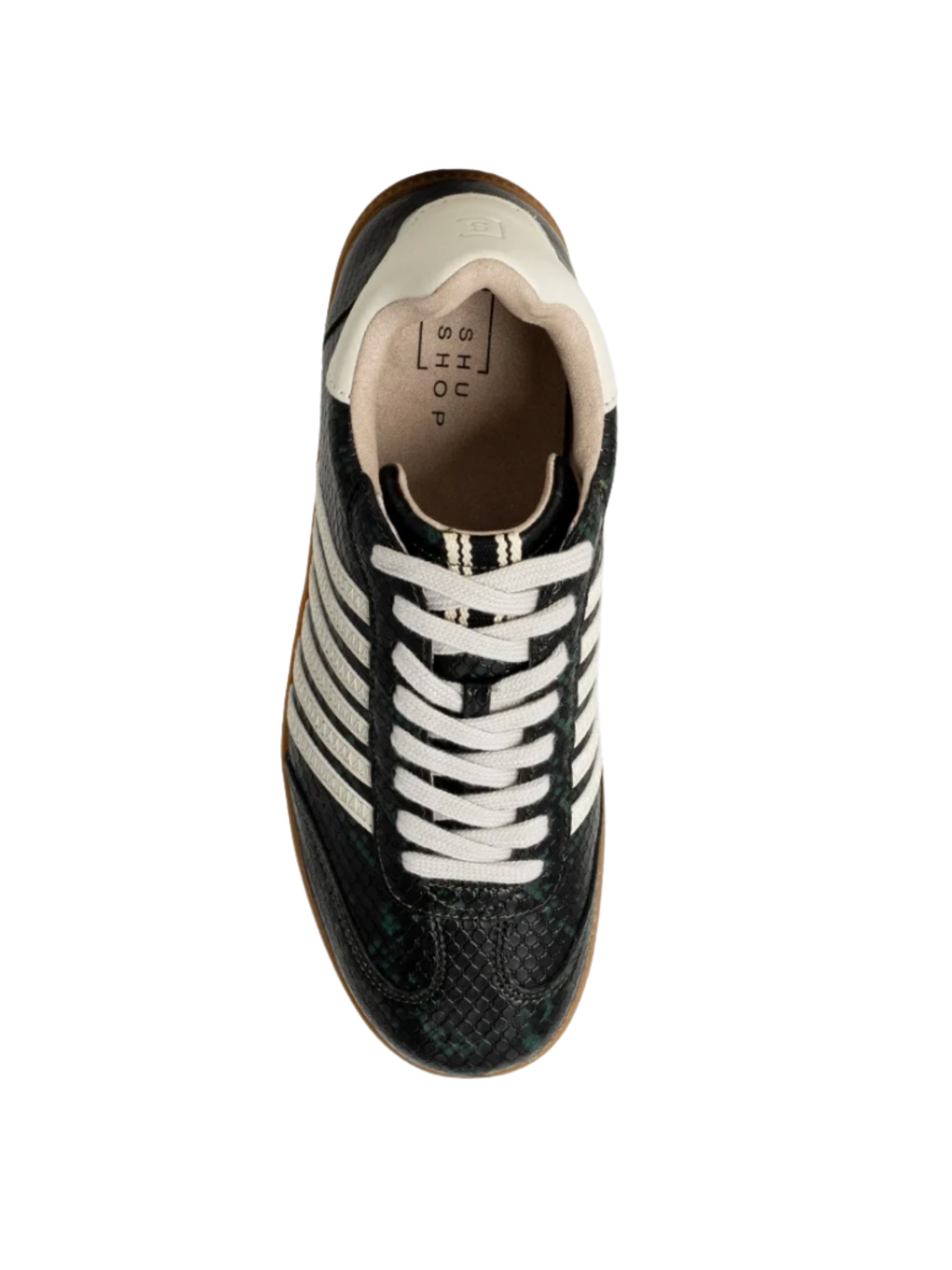 [Shu Shop] Stevie Sneakers-Dark Green Snake