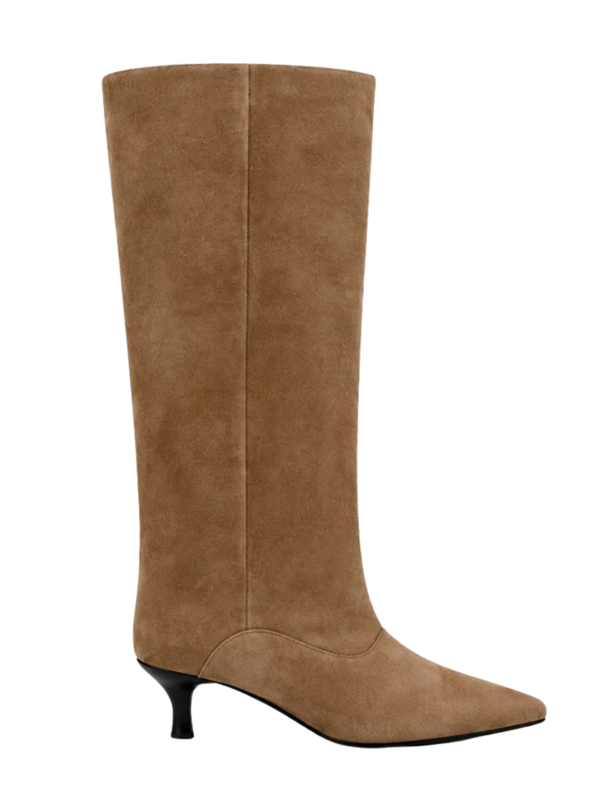 [Shu Shop] Yvonne Suede Knee HIgh Boot-Taupe