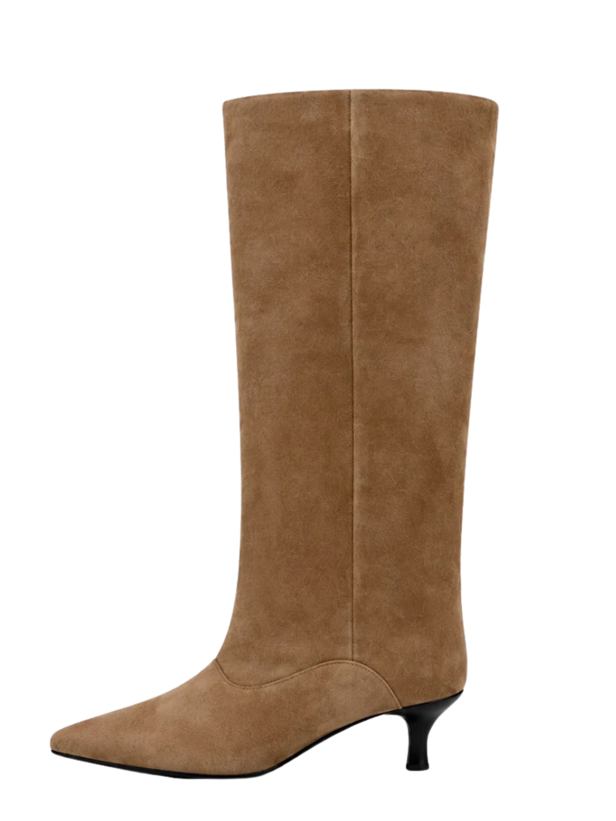 [Shu Shop] Yvonne Suede Knee HIgh Boot-Taupe