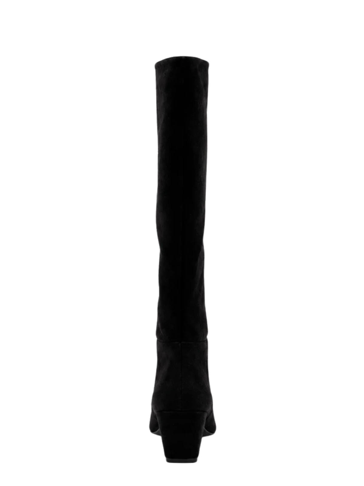 [Shu Shop] Zelena Suede Knee High Boot-Black