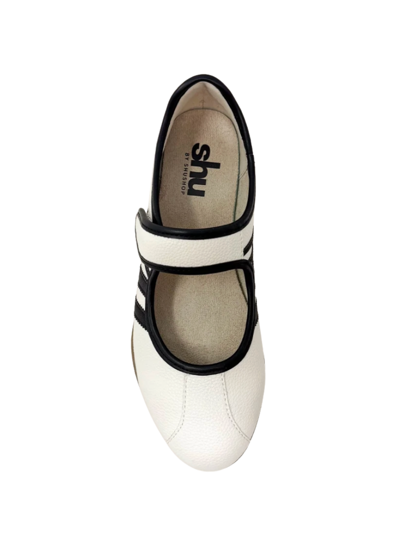 [Shu Shop] Peyton Ballet Sneaker-White and Black