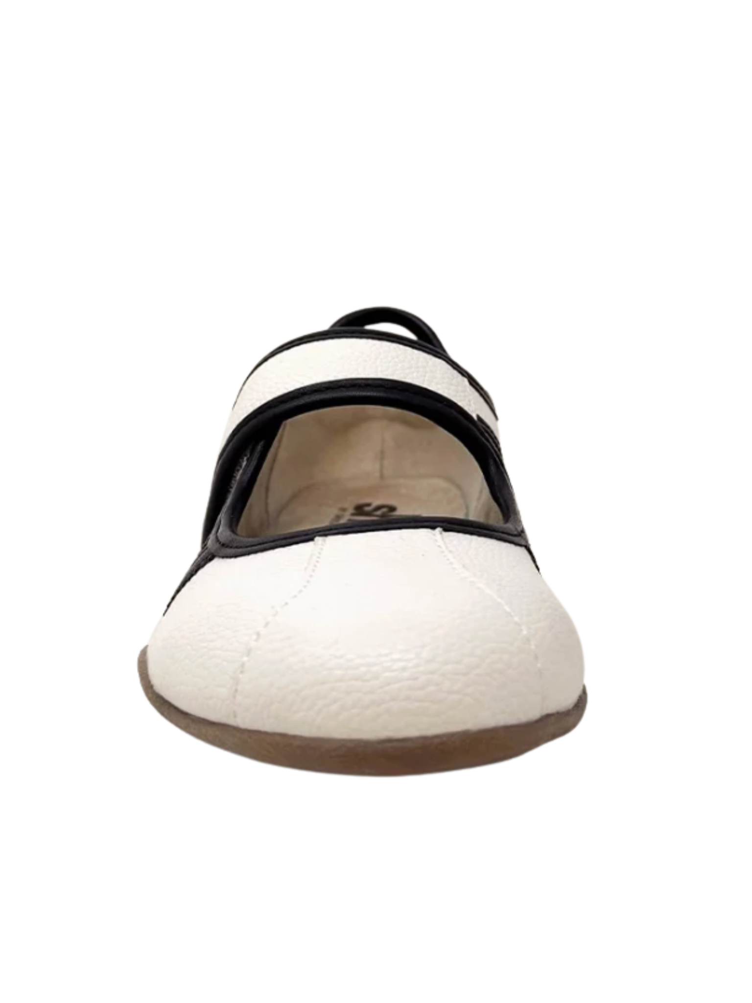[Shu Shop] Peyton Ballet Sneaker-White and Black
