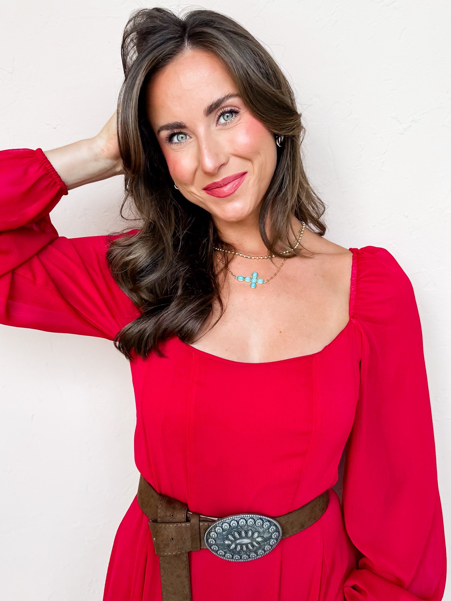 Solid Truth Square Neck Maxi Dress