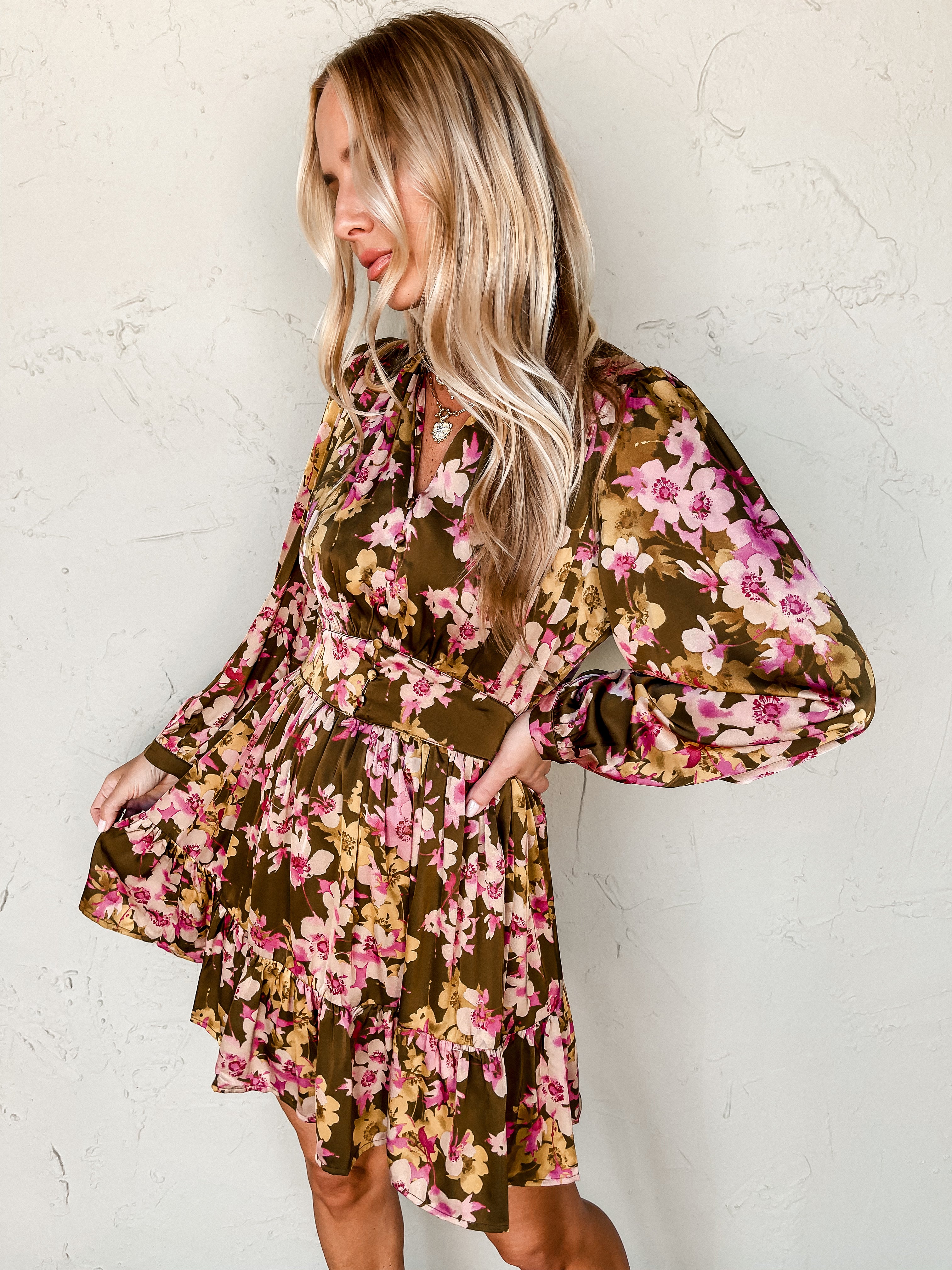 Songs About You Floral Mini Dress