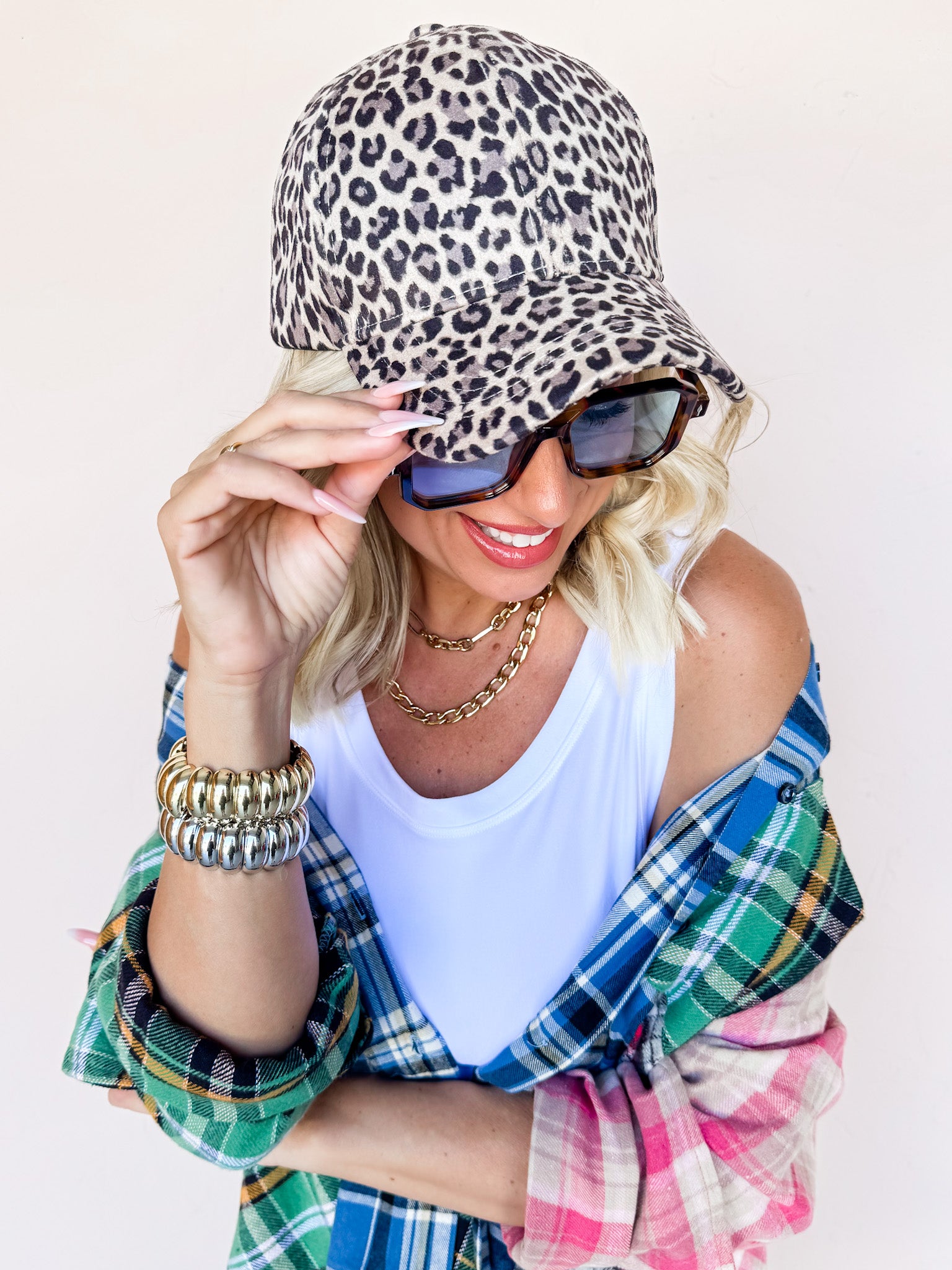 Sporty Meets Chic Leopard Baseball Cap