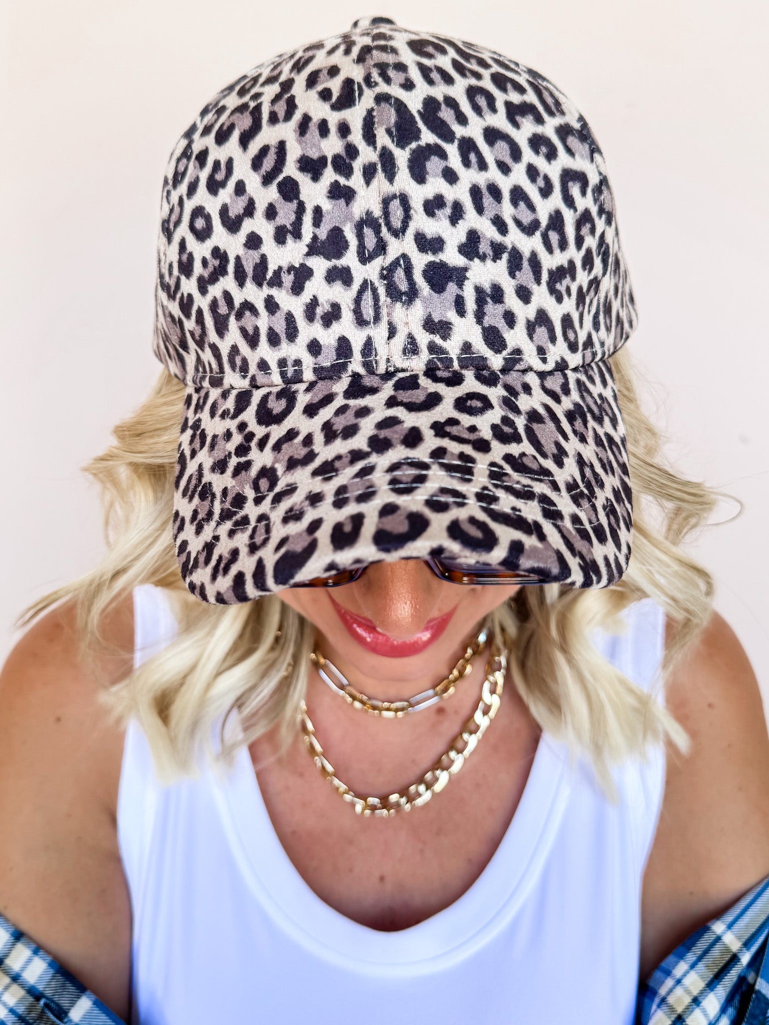 Sporty Meets Chic Leopard Baseball Cap