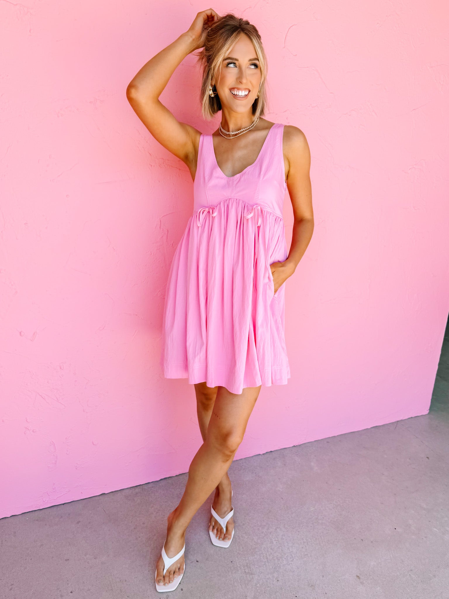 Strya Sleeveless Mini Dress