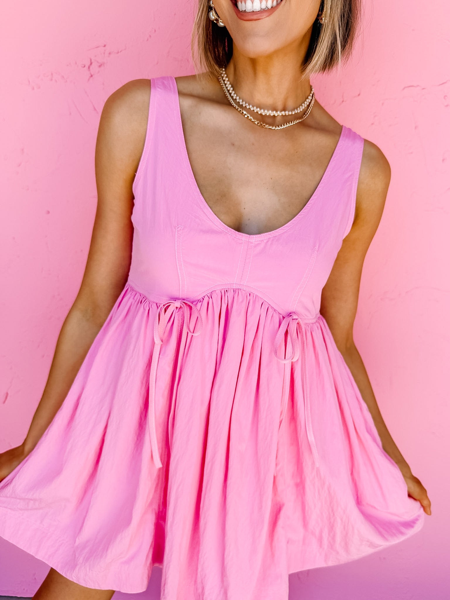 Strya Sleeveless Mini Dress