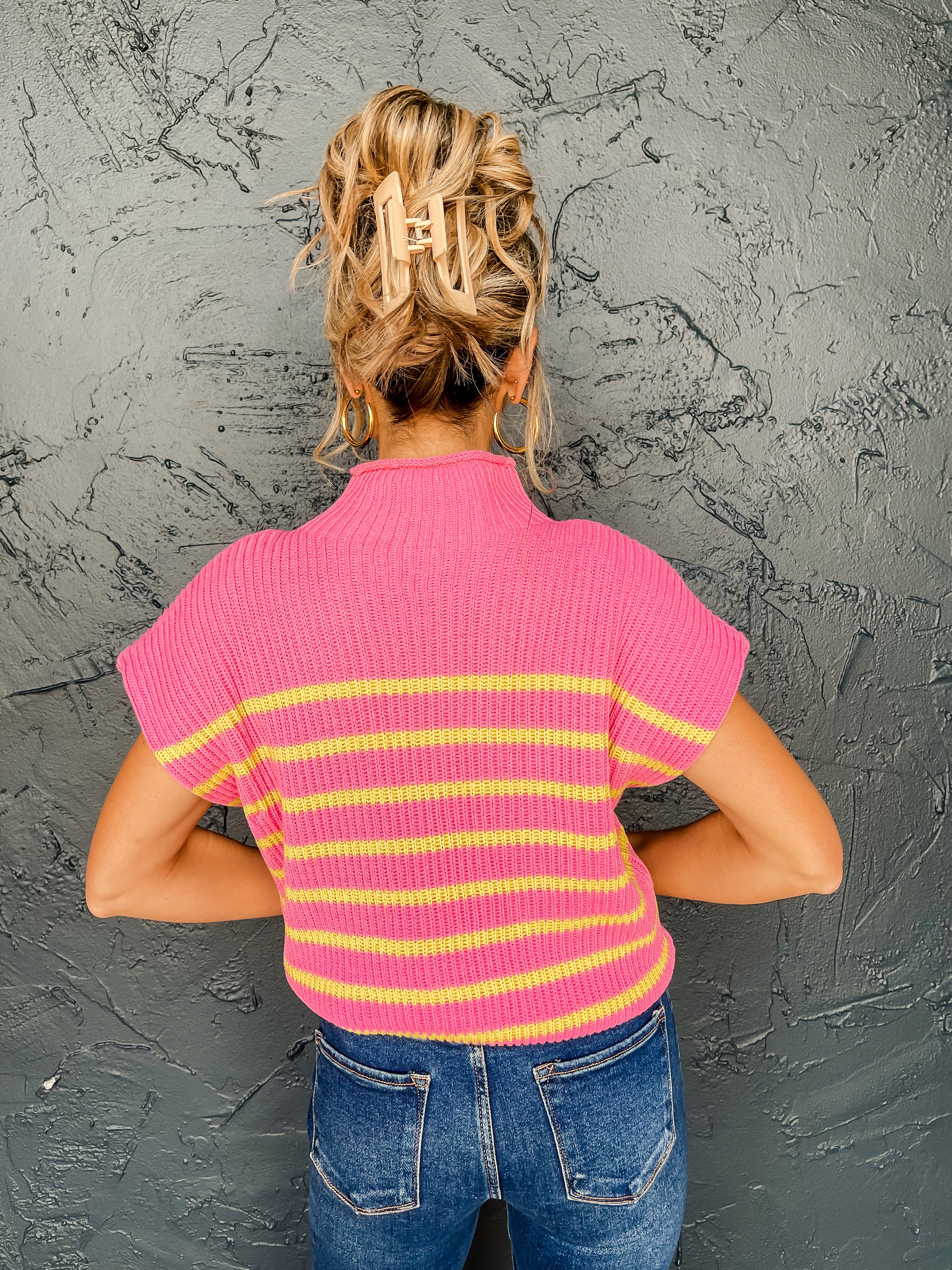 Sunshine Style Striped Sweater