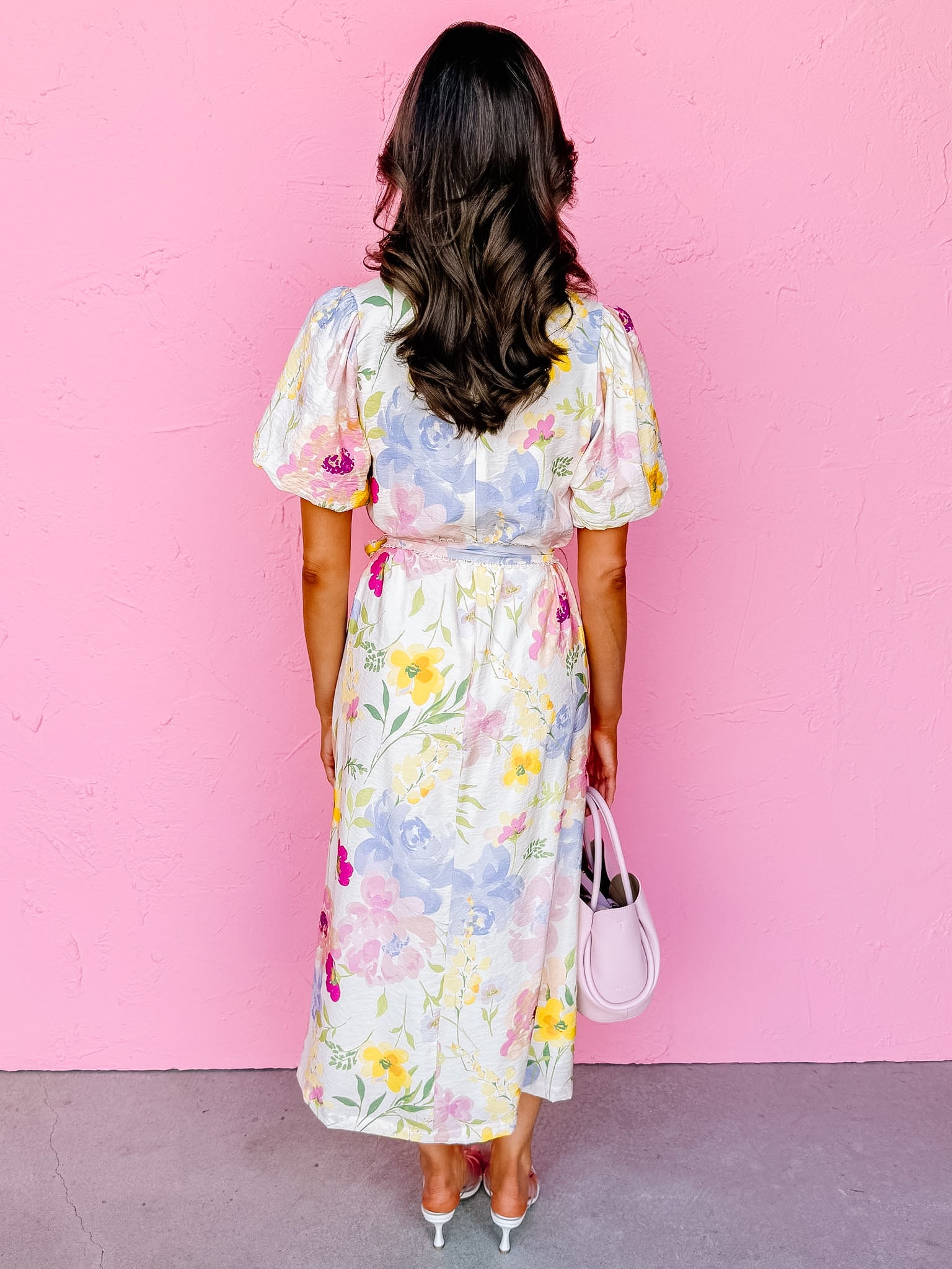 Sylvie Flora Belted Maxi Dress