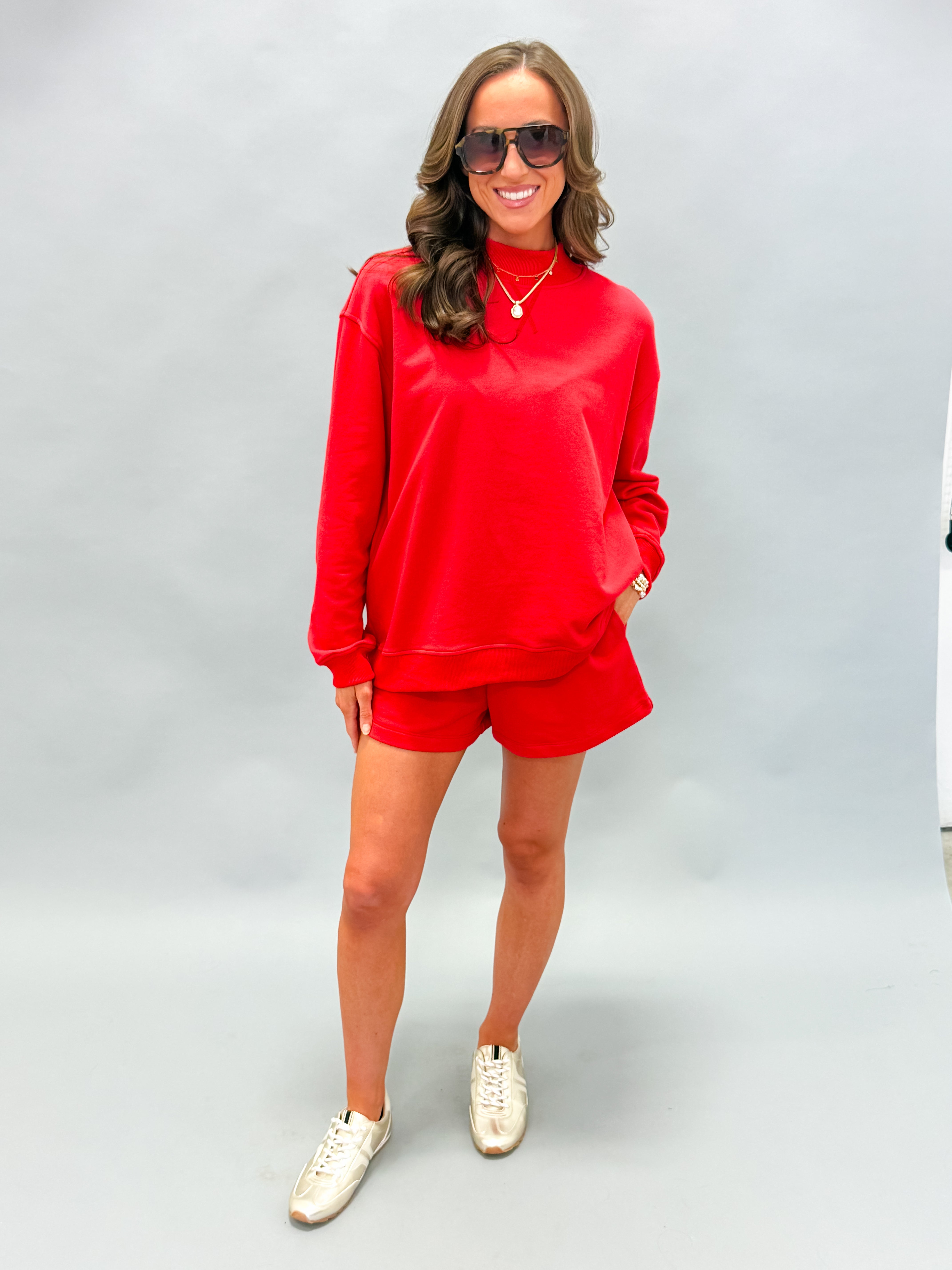 Tallulah Sweatshirt and Shorts Set