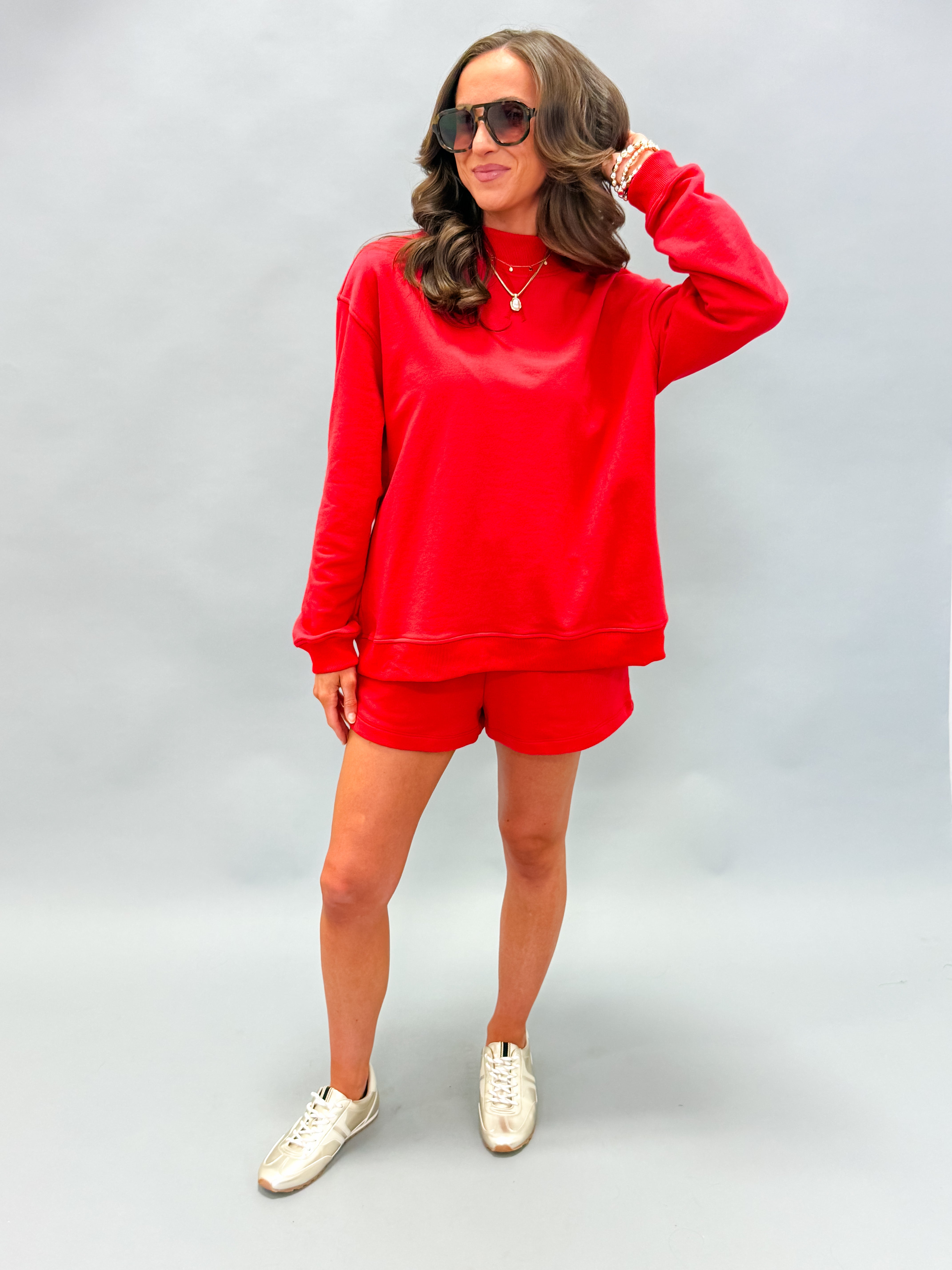 Tallulah Sweatshirt and Shorts Set