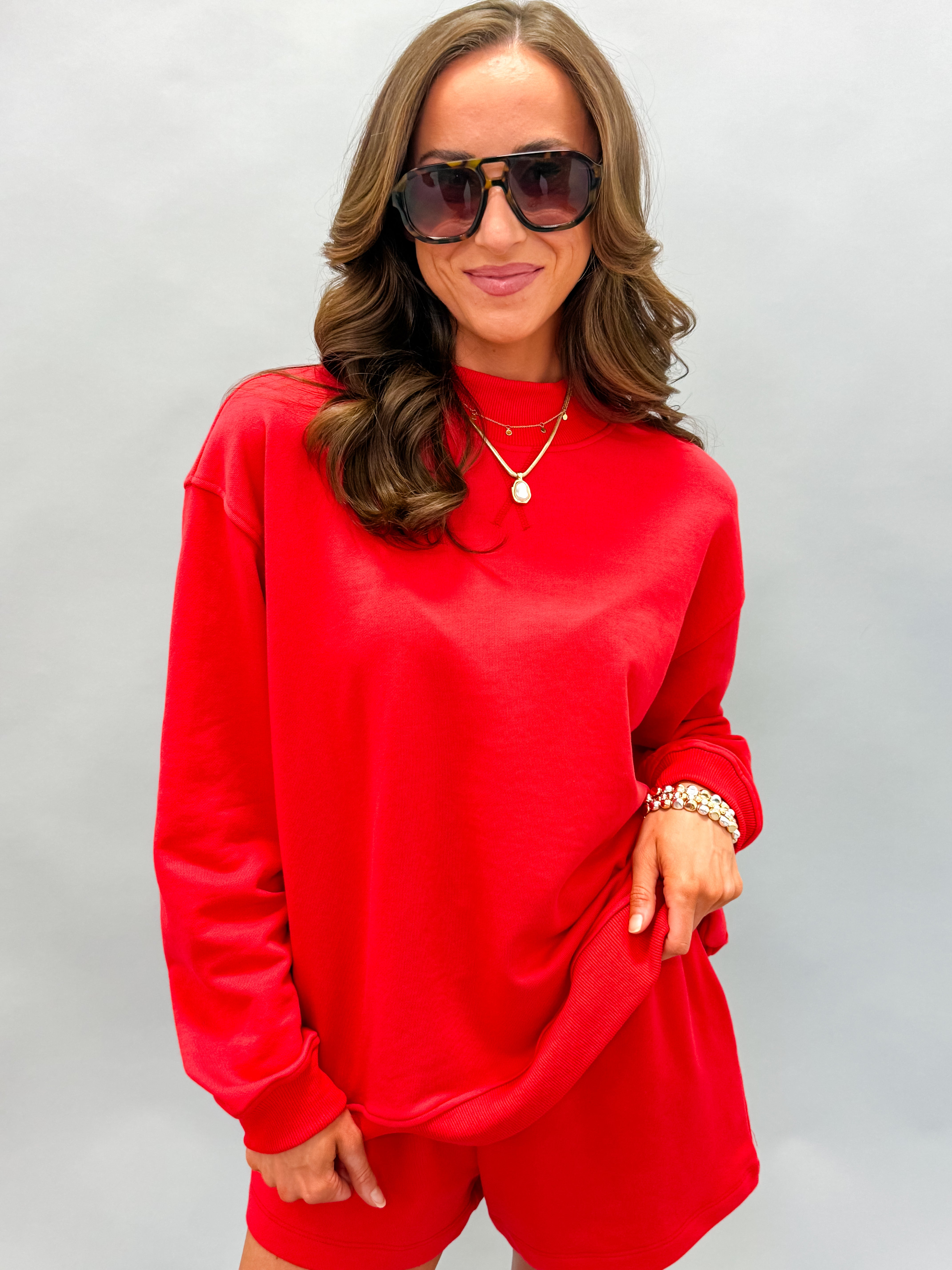 Tallulah Sweatshirt and Shorts Set